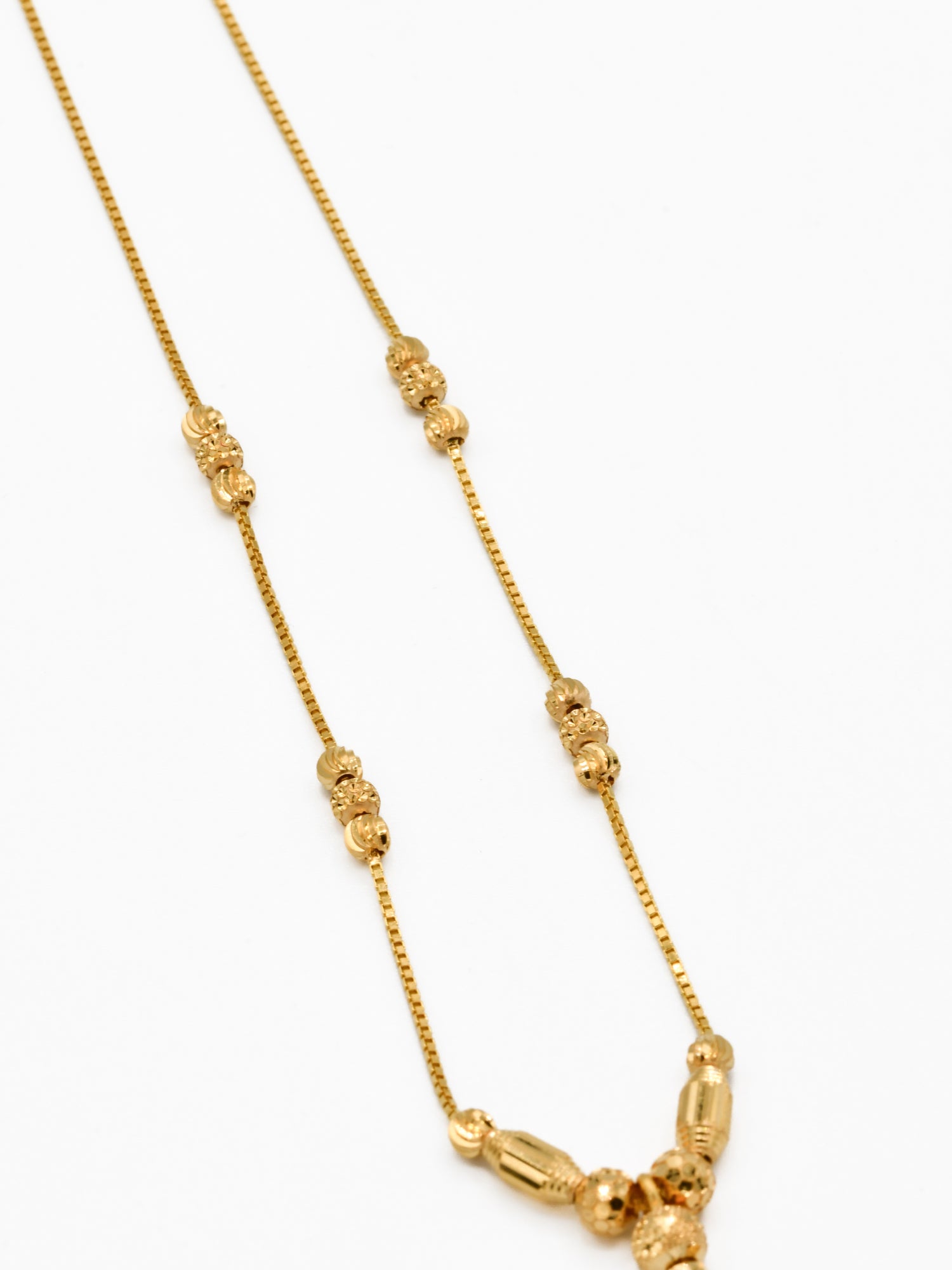 22ct Gold Ball Fancy Chain