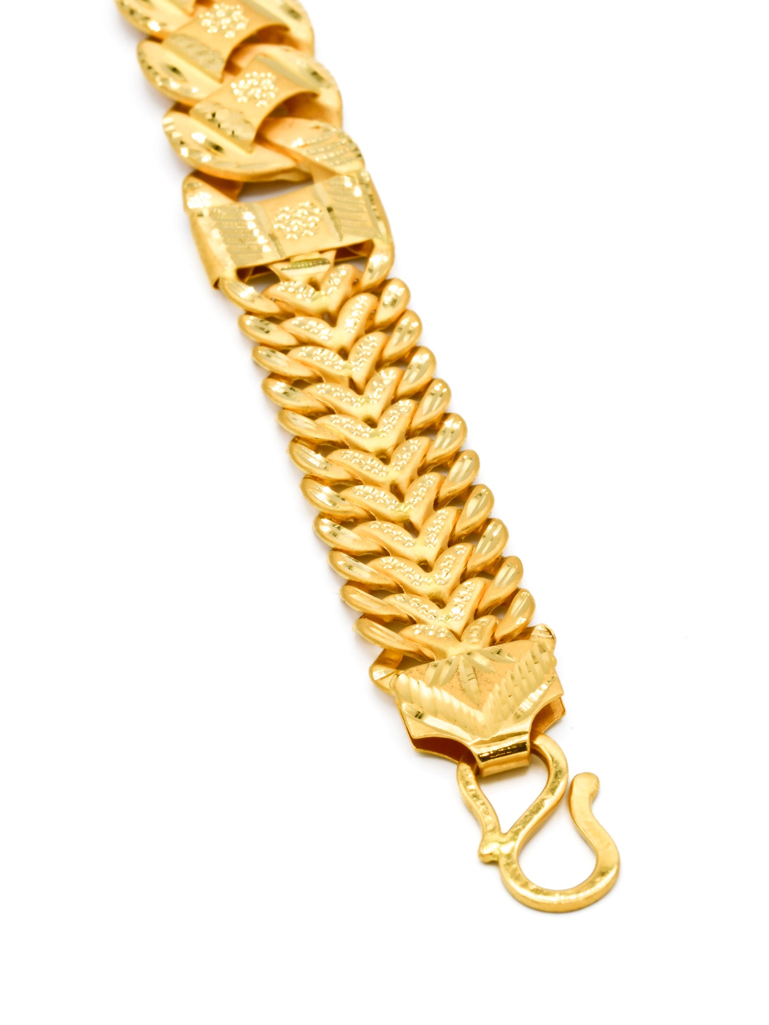 Hollow gold kada 35gm Whats app no9827535404  Man gold bracelet design  Gold bride jewelry Antique bridal jewelry