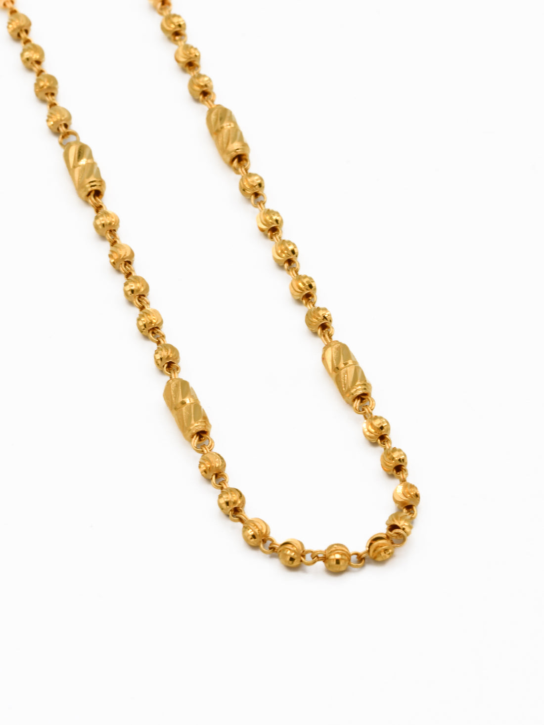 22ct Gold Ball Fancy Chain