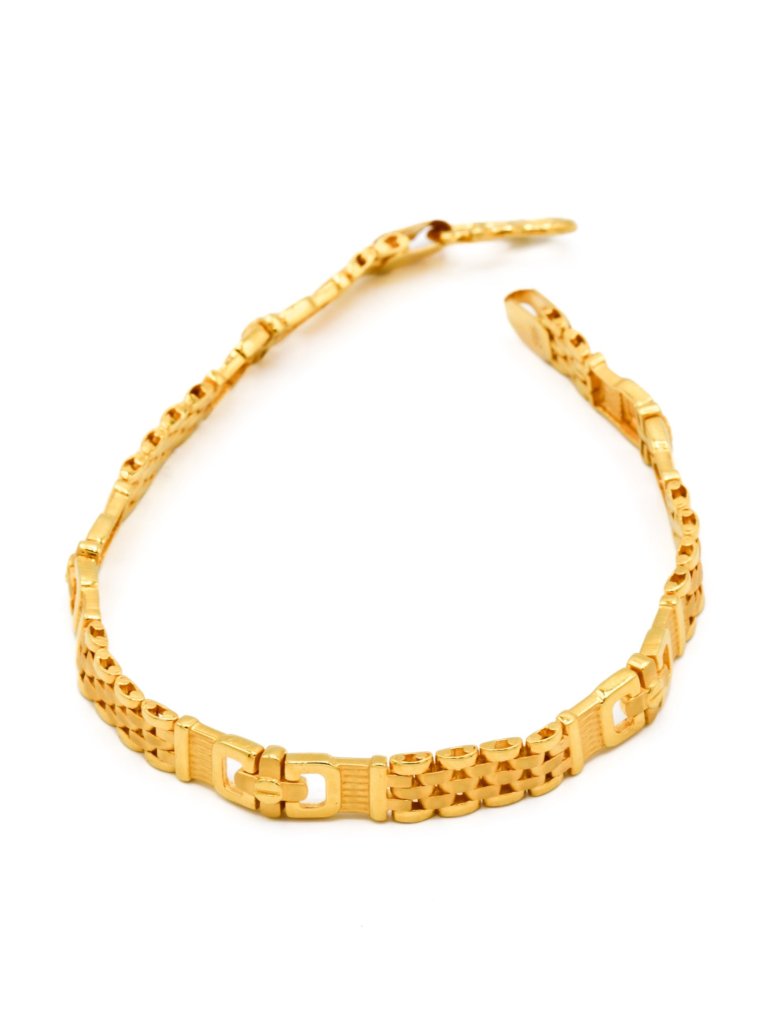 Mens 22ct online gold bracelets