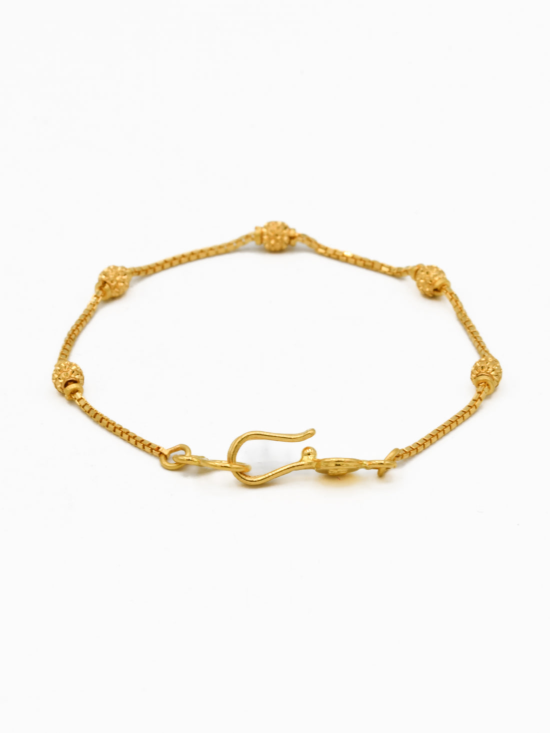 22ct Gold Ball Baby Bracelet