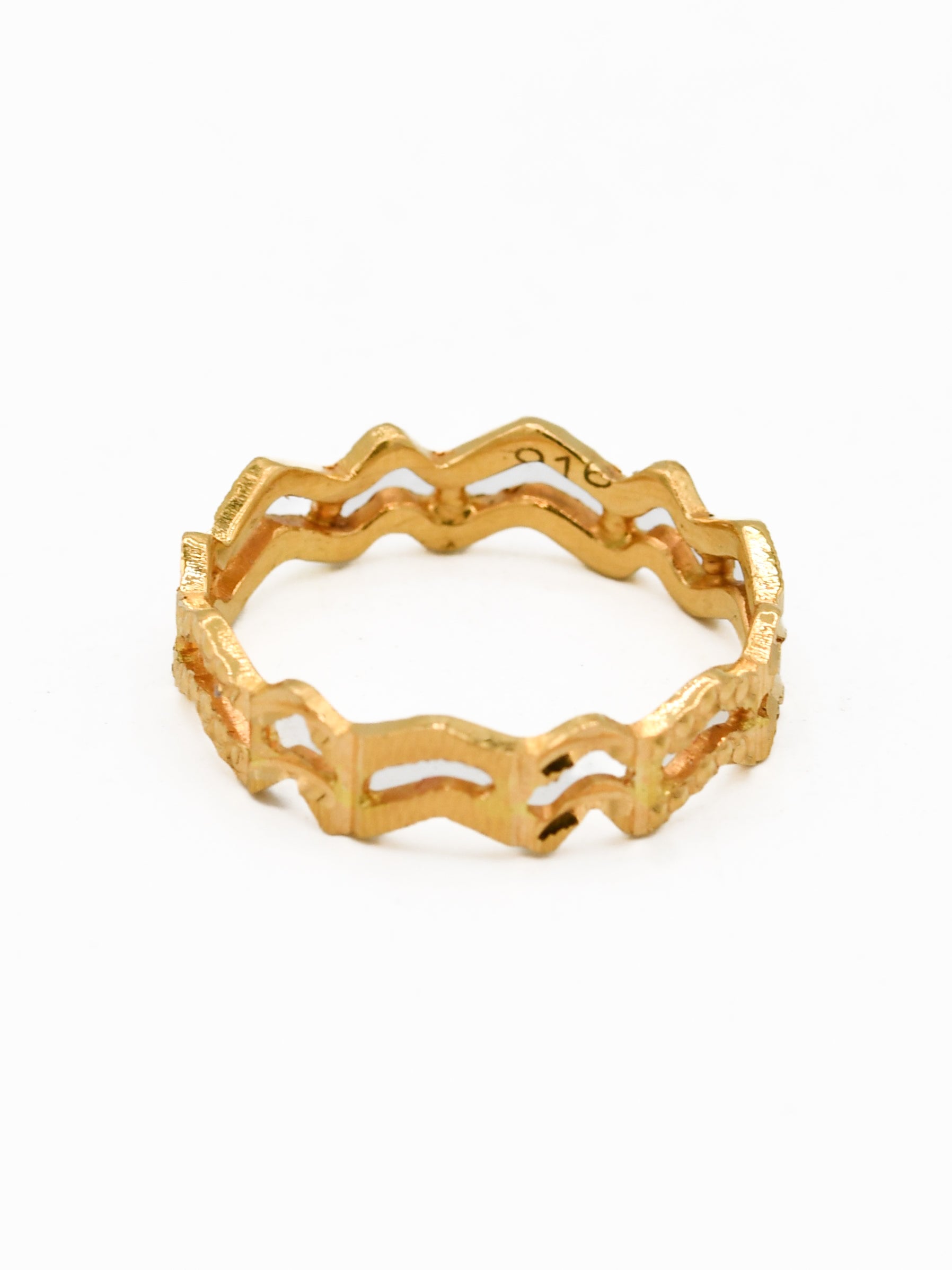 22ct Gold Band Ladies Ring