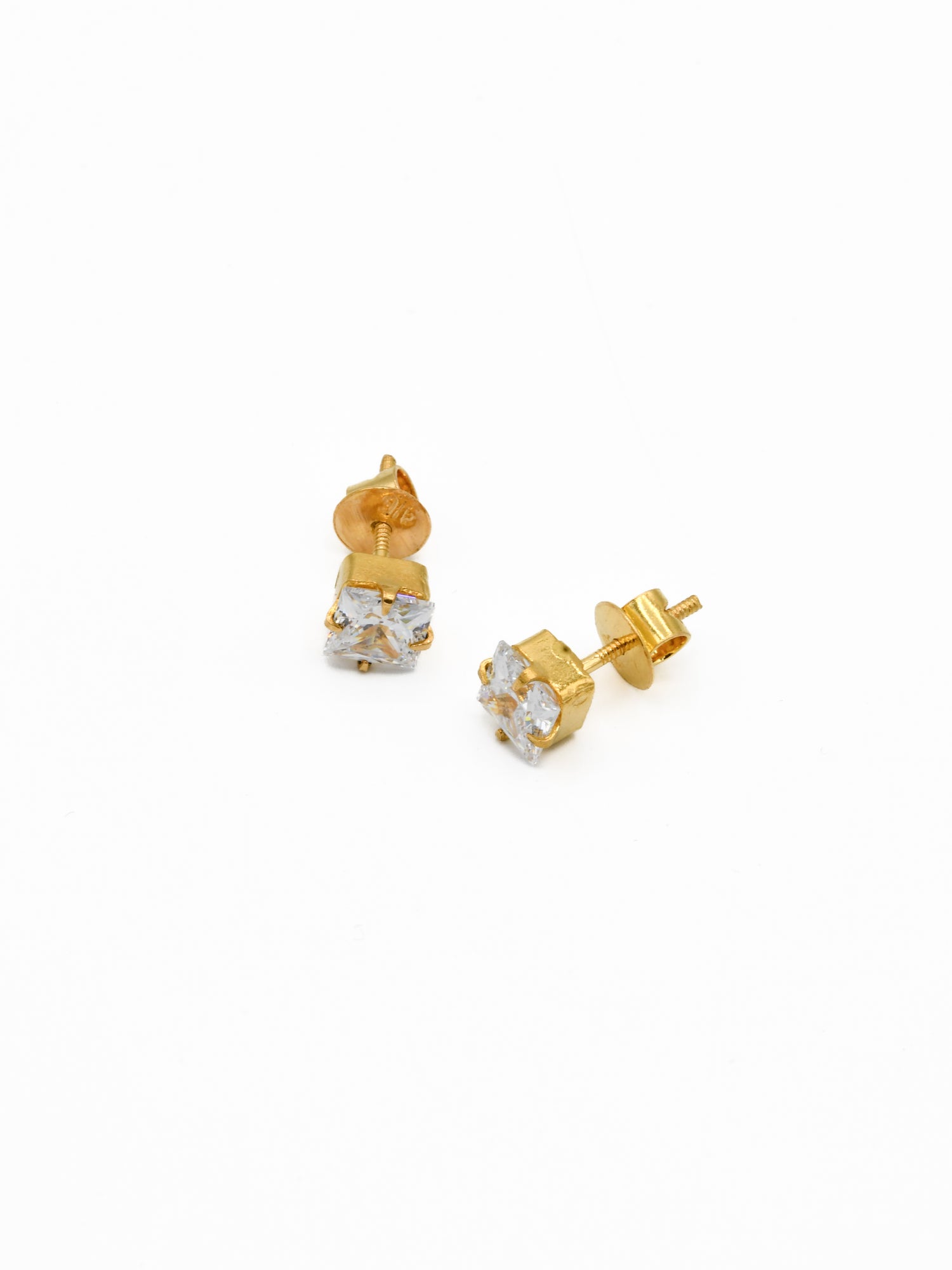 22ct Gold CZ Pendant Set