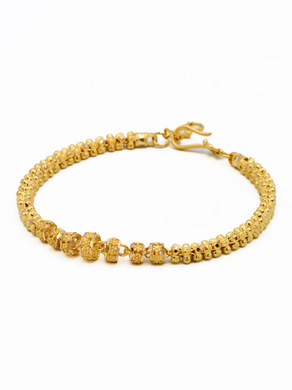 22ct Gold Ball Ladies Bracelet