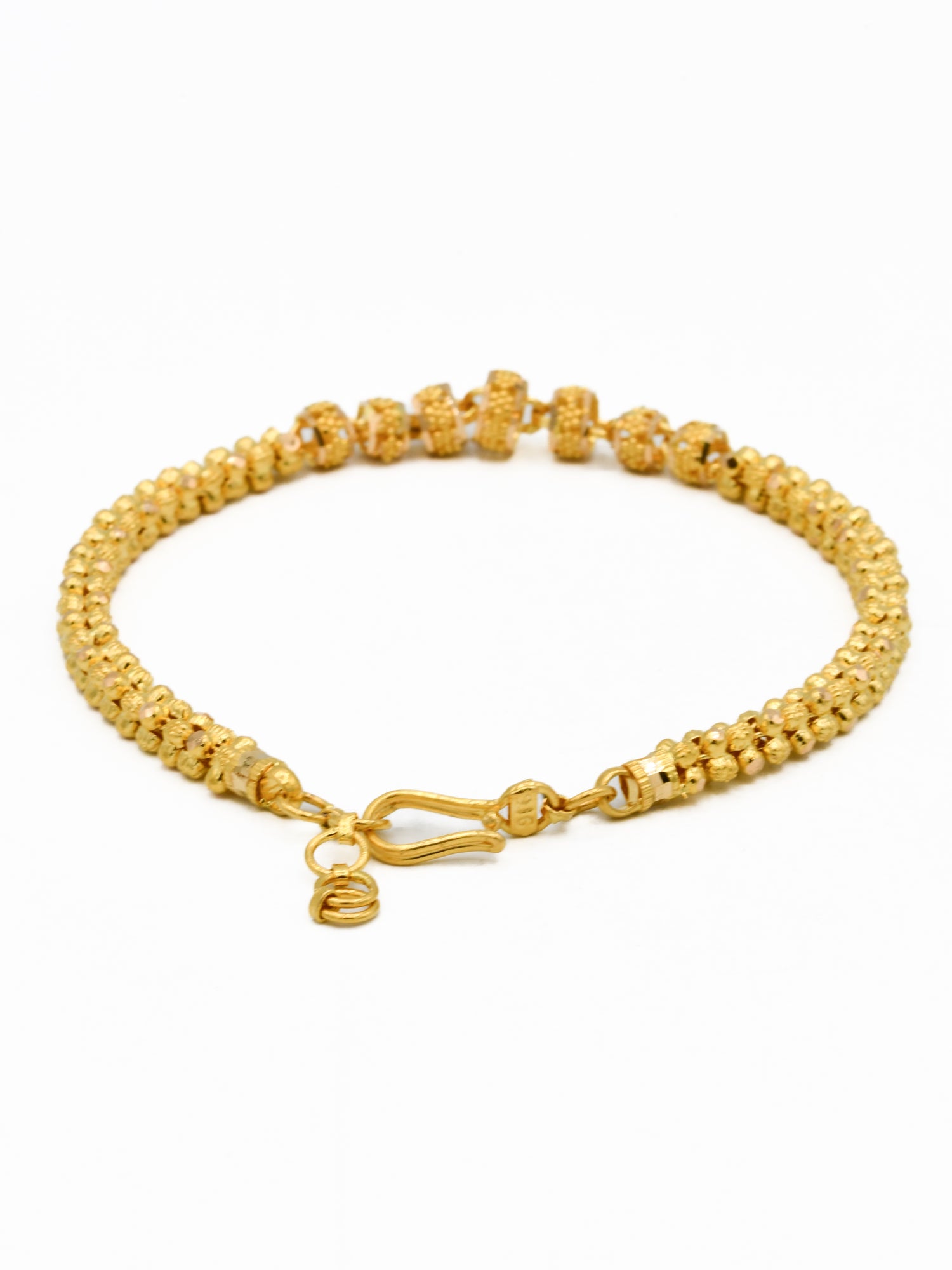 22ct Gold Ball Ladies Bracelet