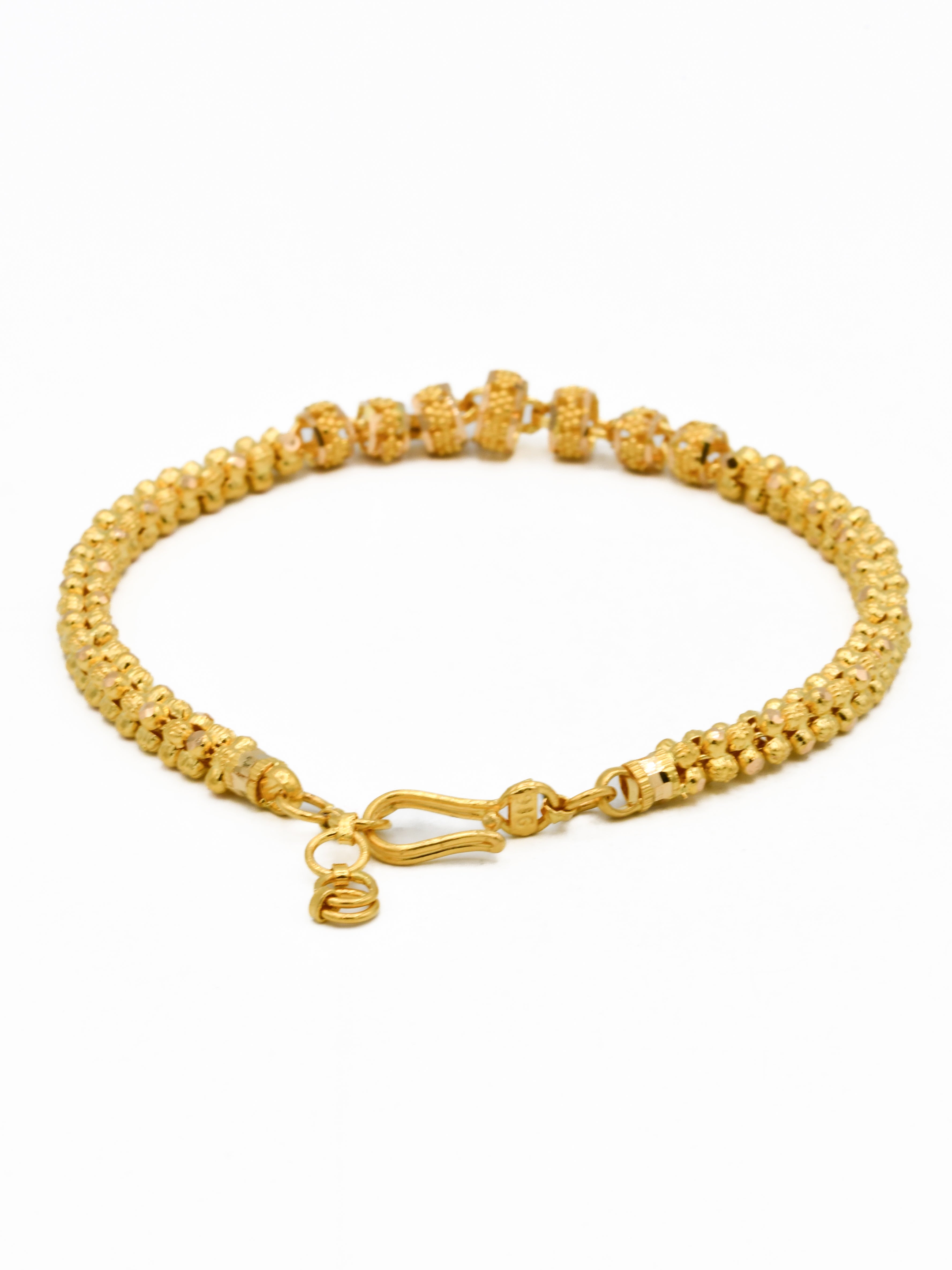 22ct Gold Ball Ladies Bracelet