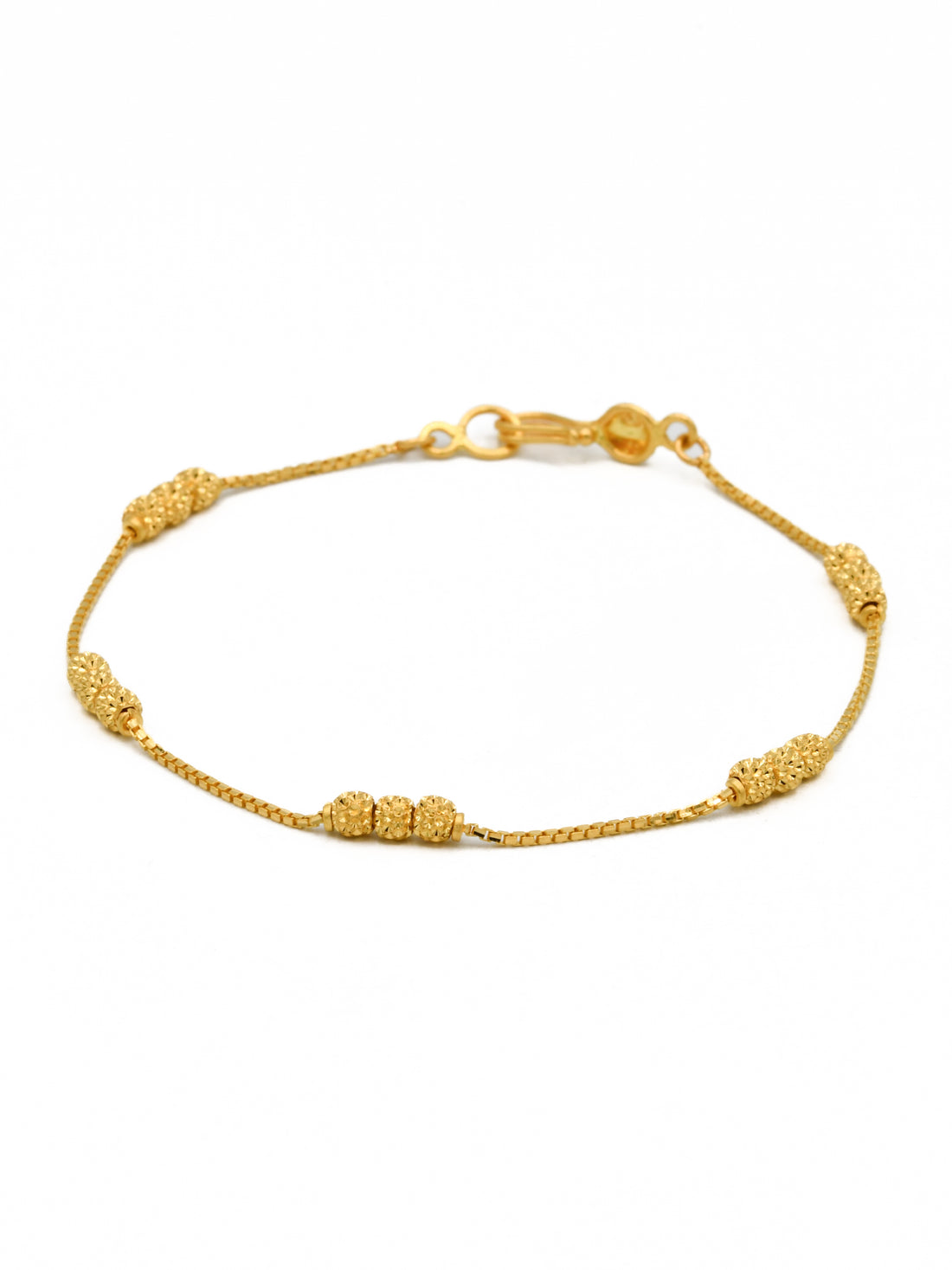 22ct Gold Ball Ladies Bracelet