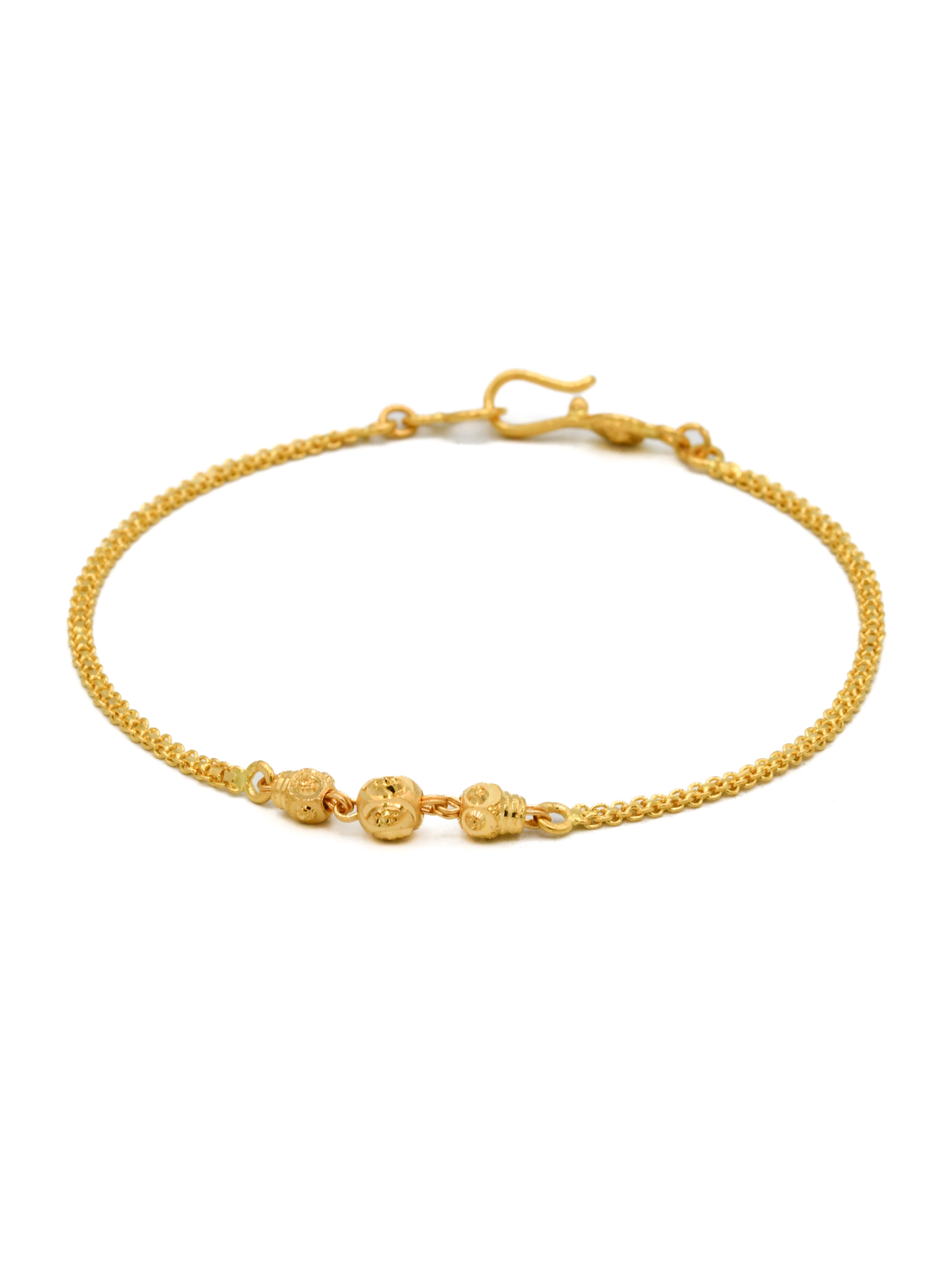 22ct Gold Ball Bracelet