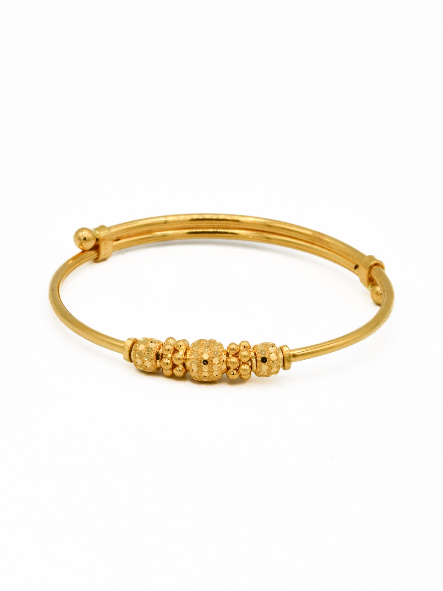 22ct Gold Adjustable Pair Baby Bangle