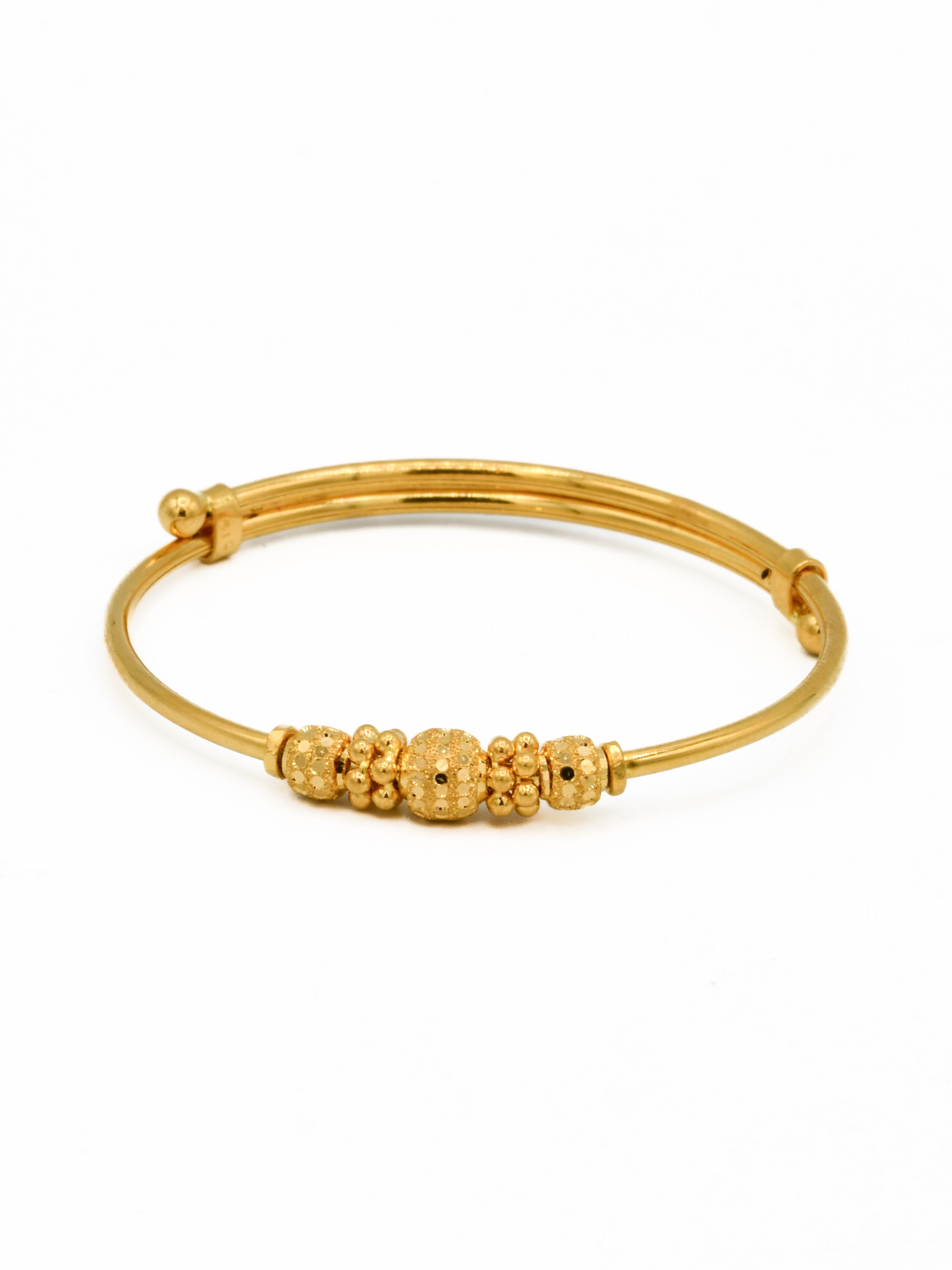 22ct Gold Adjustable Pair Baby Bangle