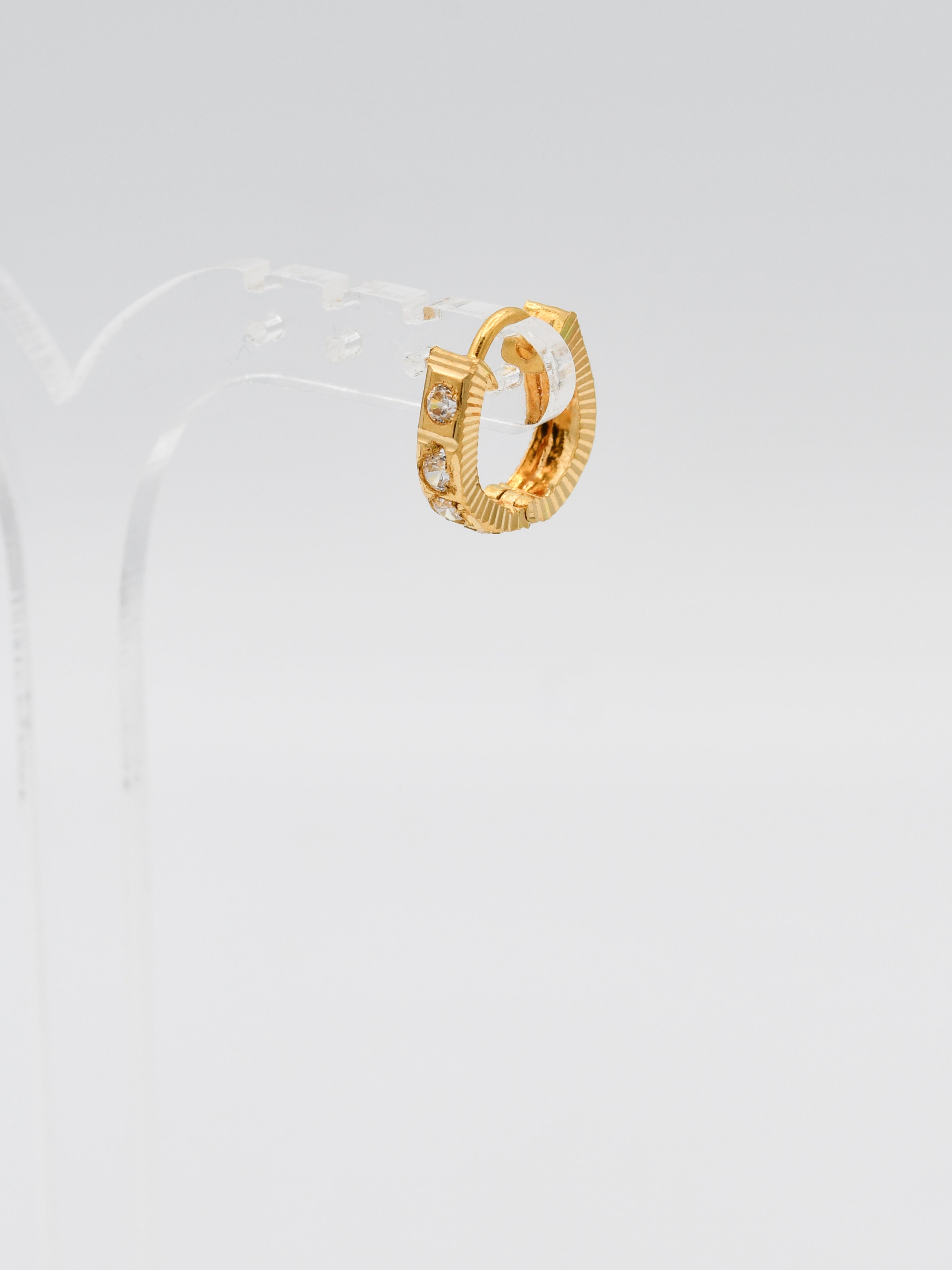 22ct Gold CZ Bali