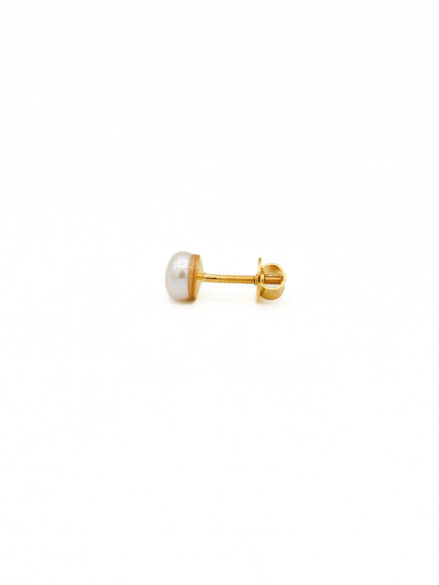 22ct Gold Pearl Stud Earrings