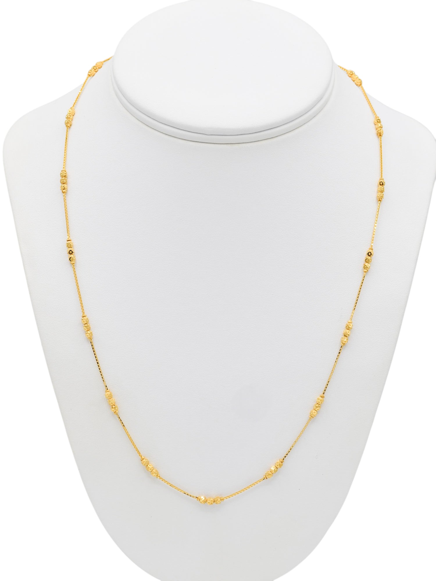 22ct Gold Ball Fancy Chain