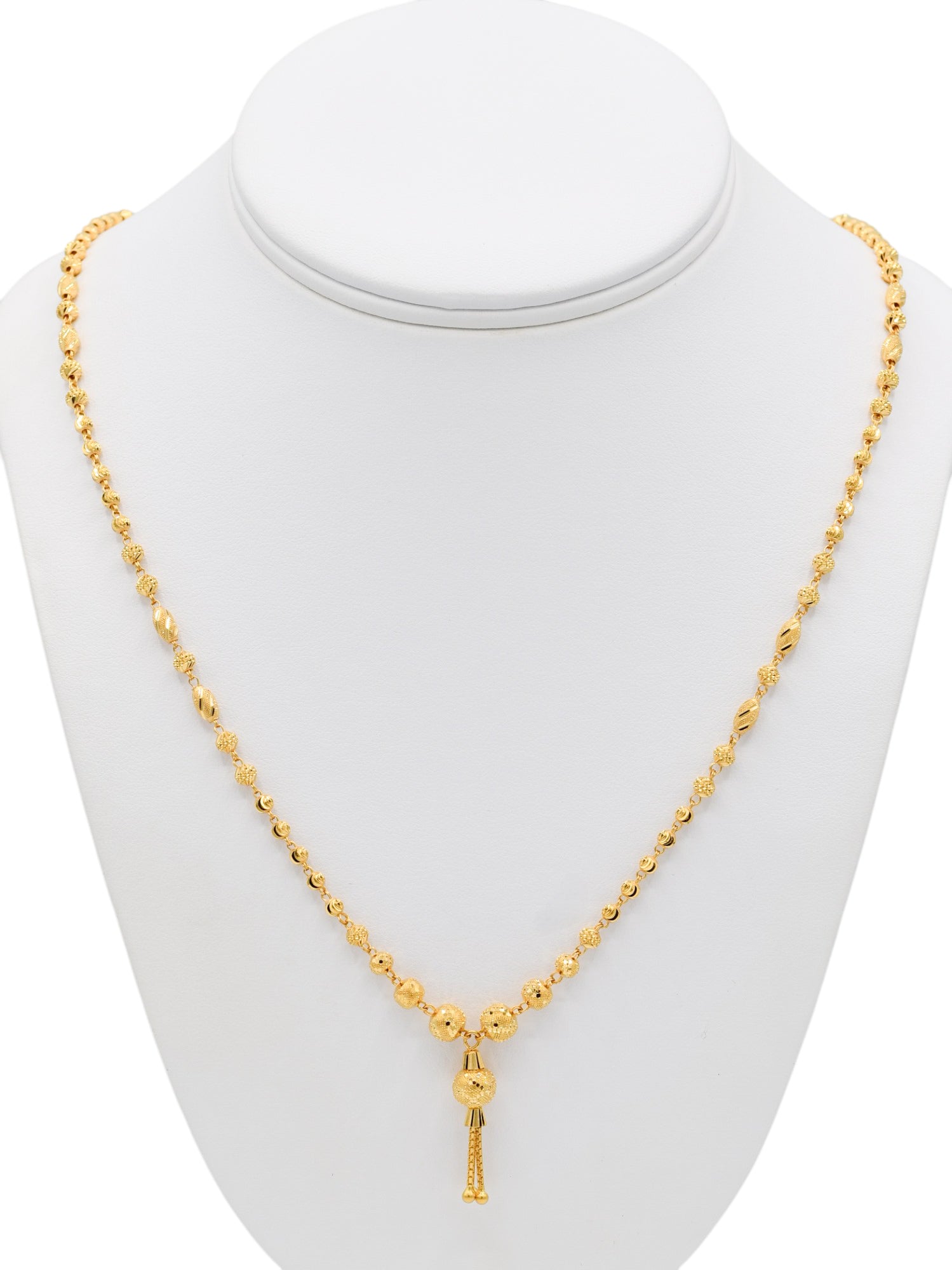 22ct Gold Ball Fancy Chain