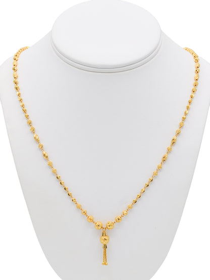 22ct Gold Ball Fancy Chain