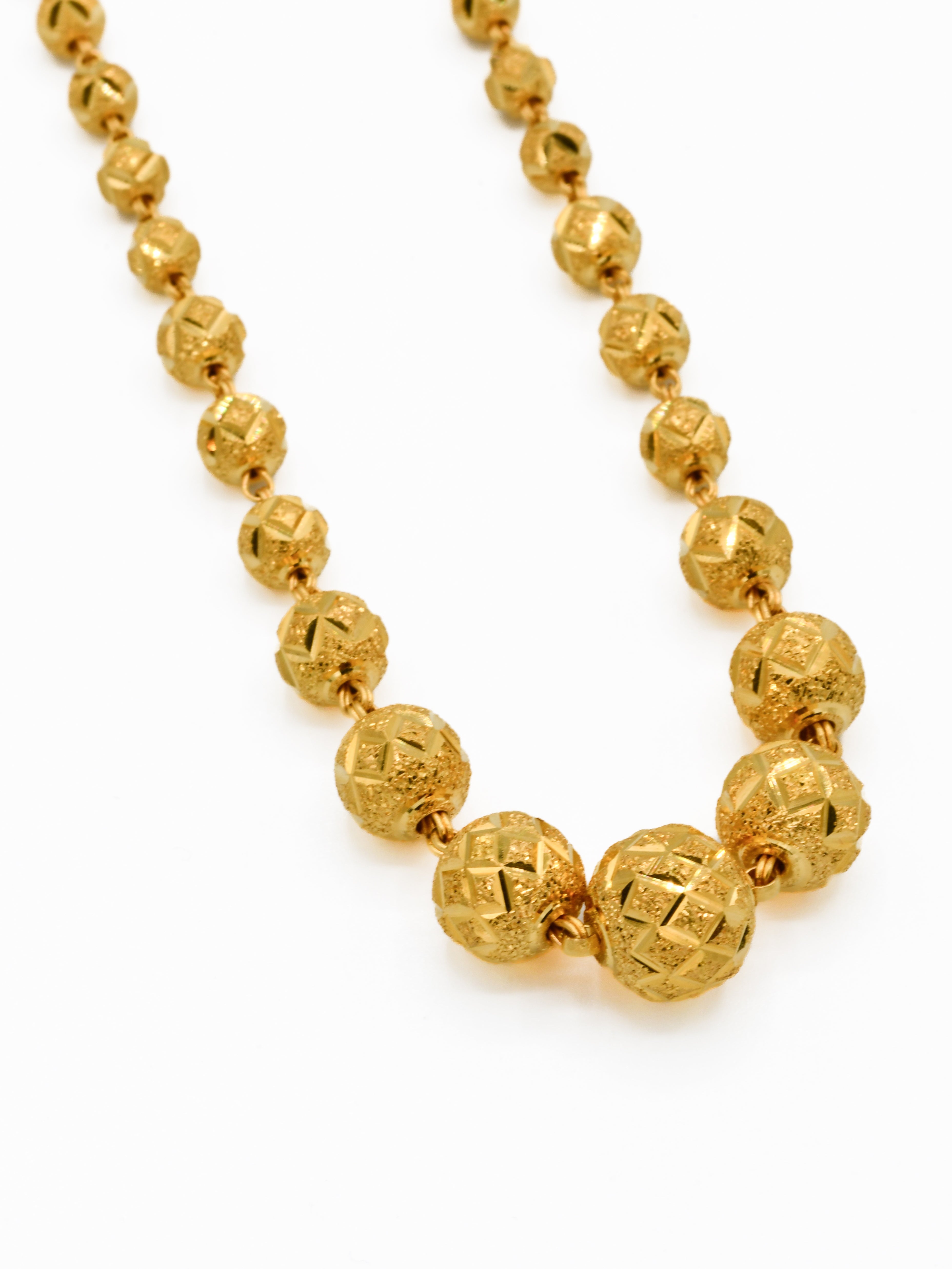 22ct Gold Ball Fancy Chain