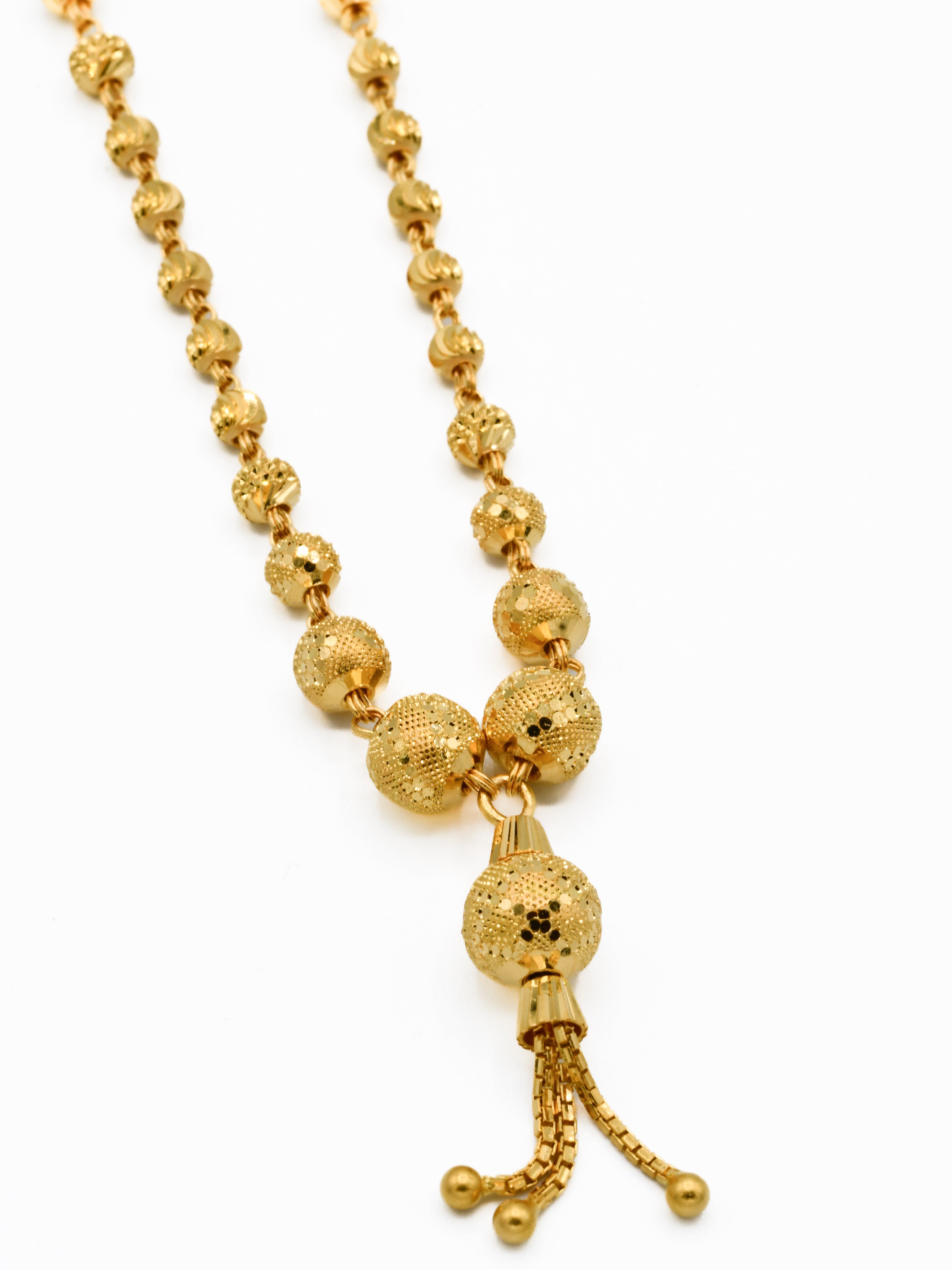 22ct Gold Ball Fancy Chain