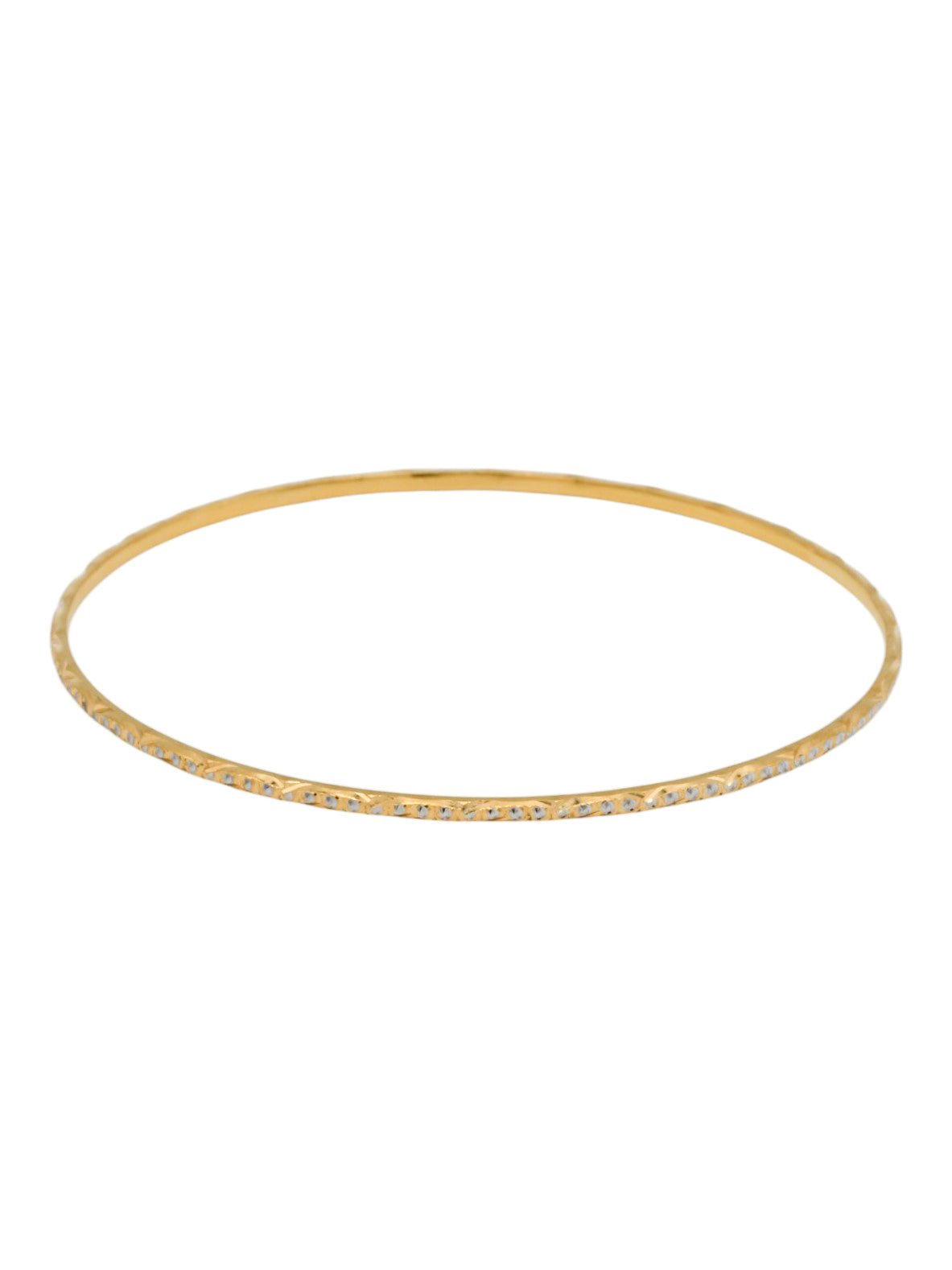 22ct Gold Two Tone 4 Bangles