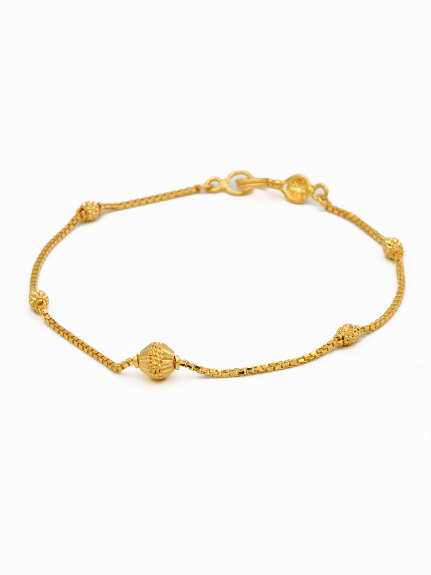 22ct Gold Ball Ladies Bracelet