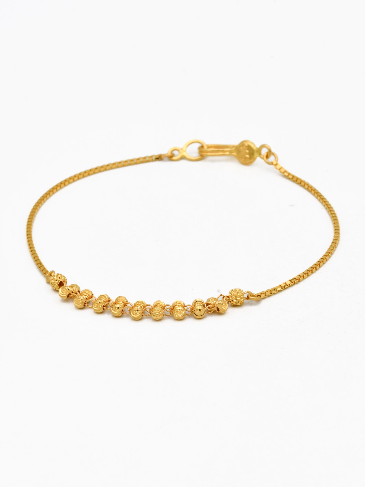 22ct Gold Ball Ladies Bracelet