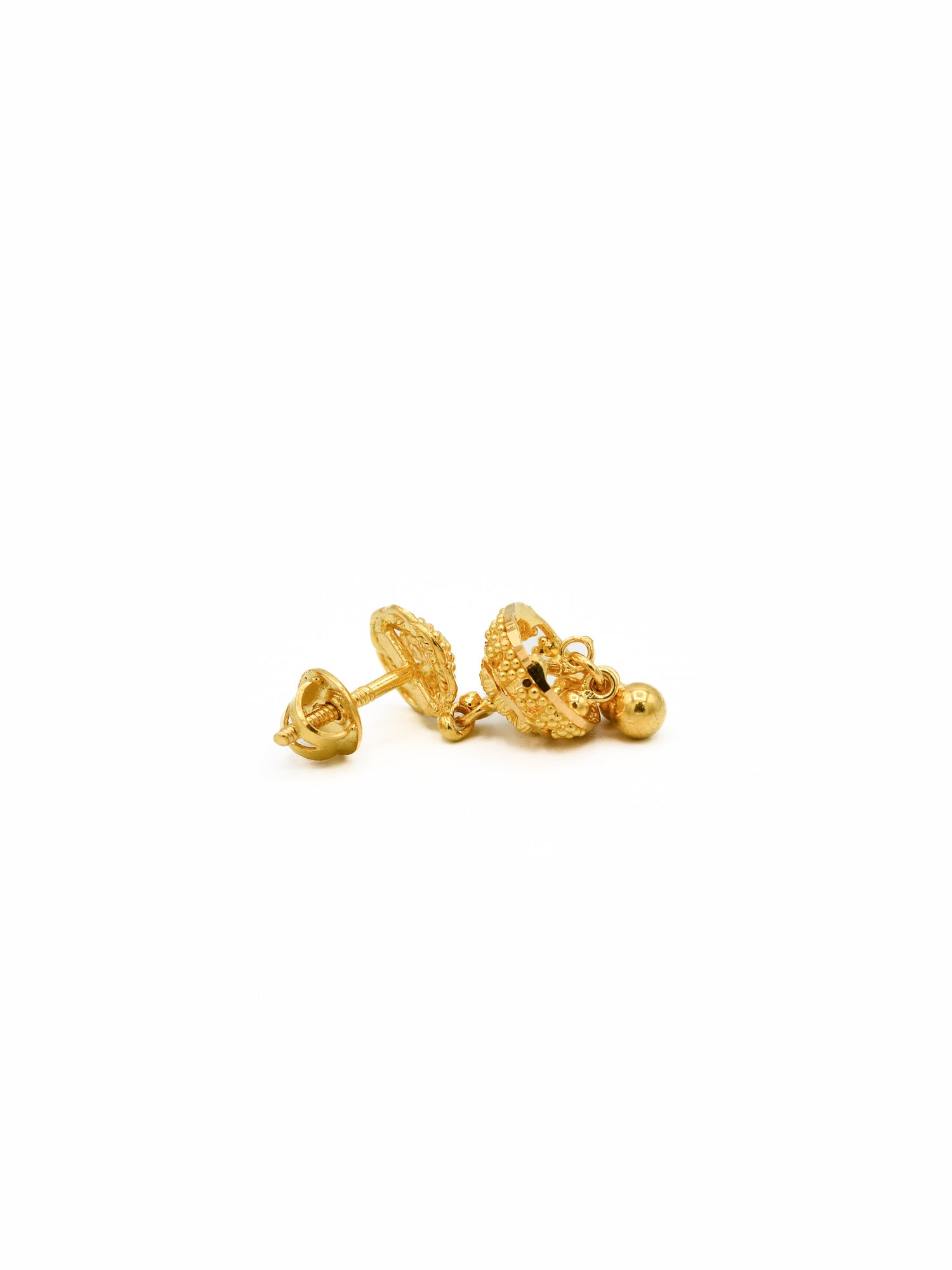 22ct Gold Jhumki Earrings