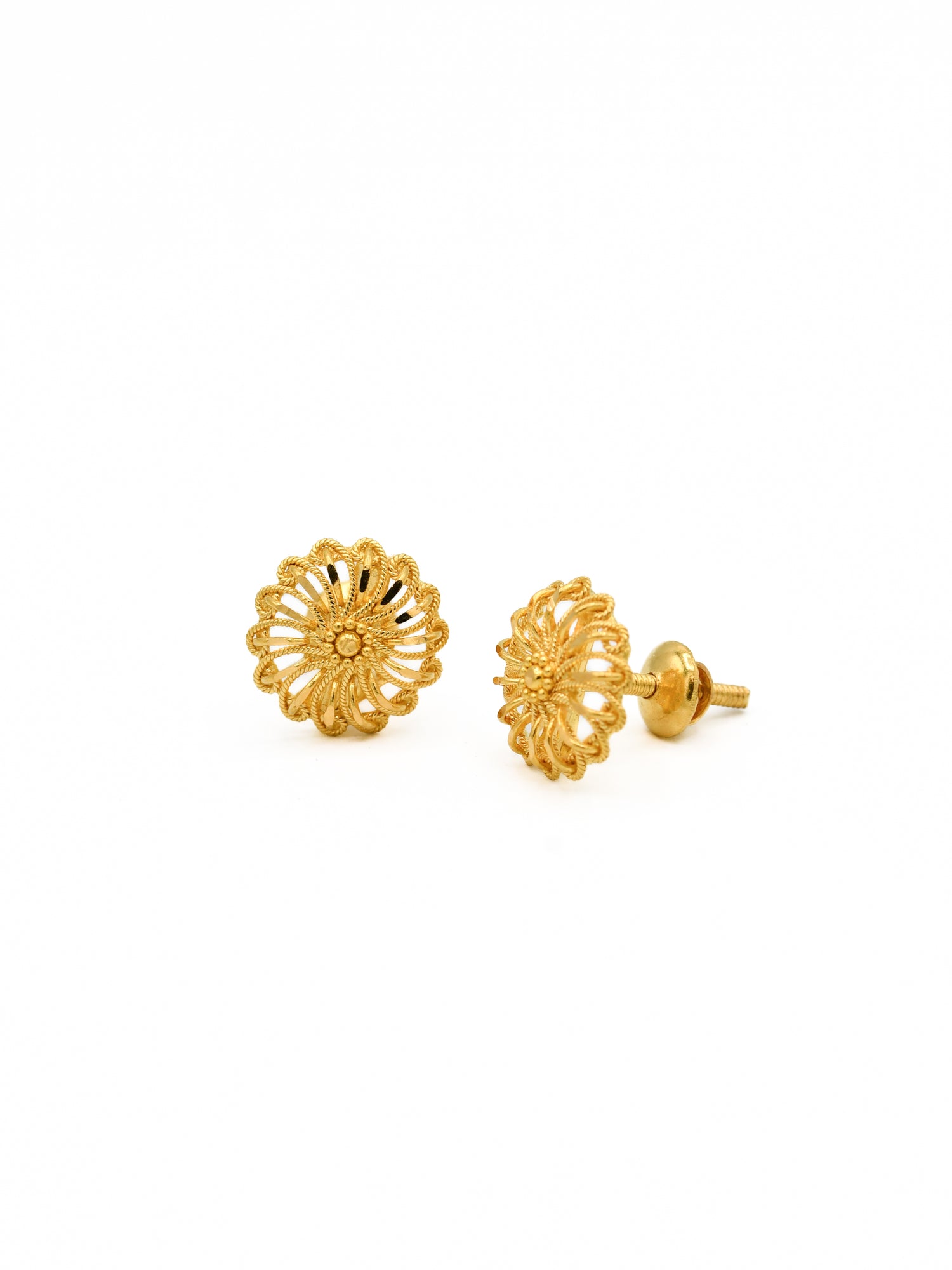 22ct Gold Stud Earrings