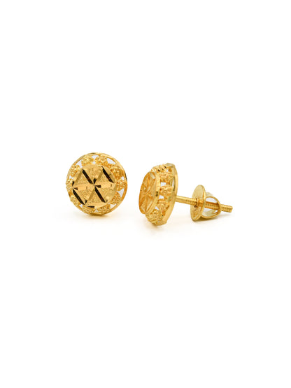 22ct Gold Stud Earrings