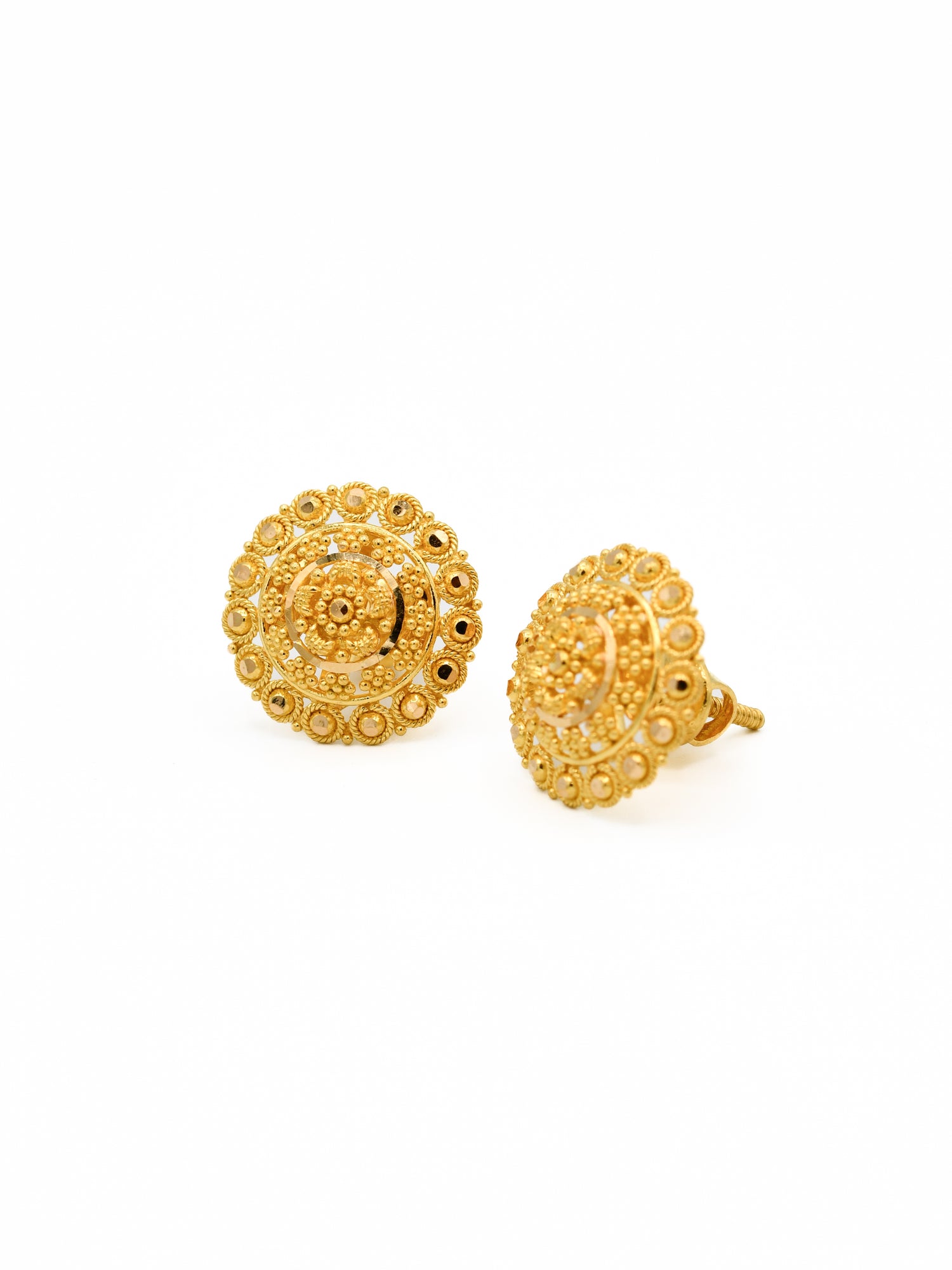 22ct Gold Stud Earrings