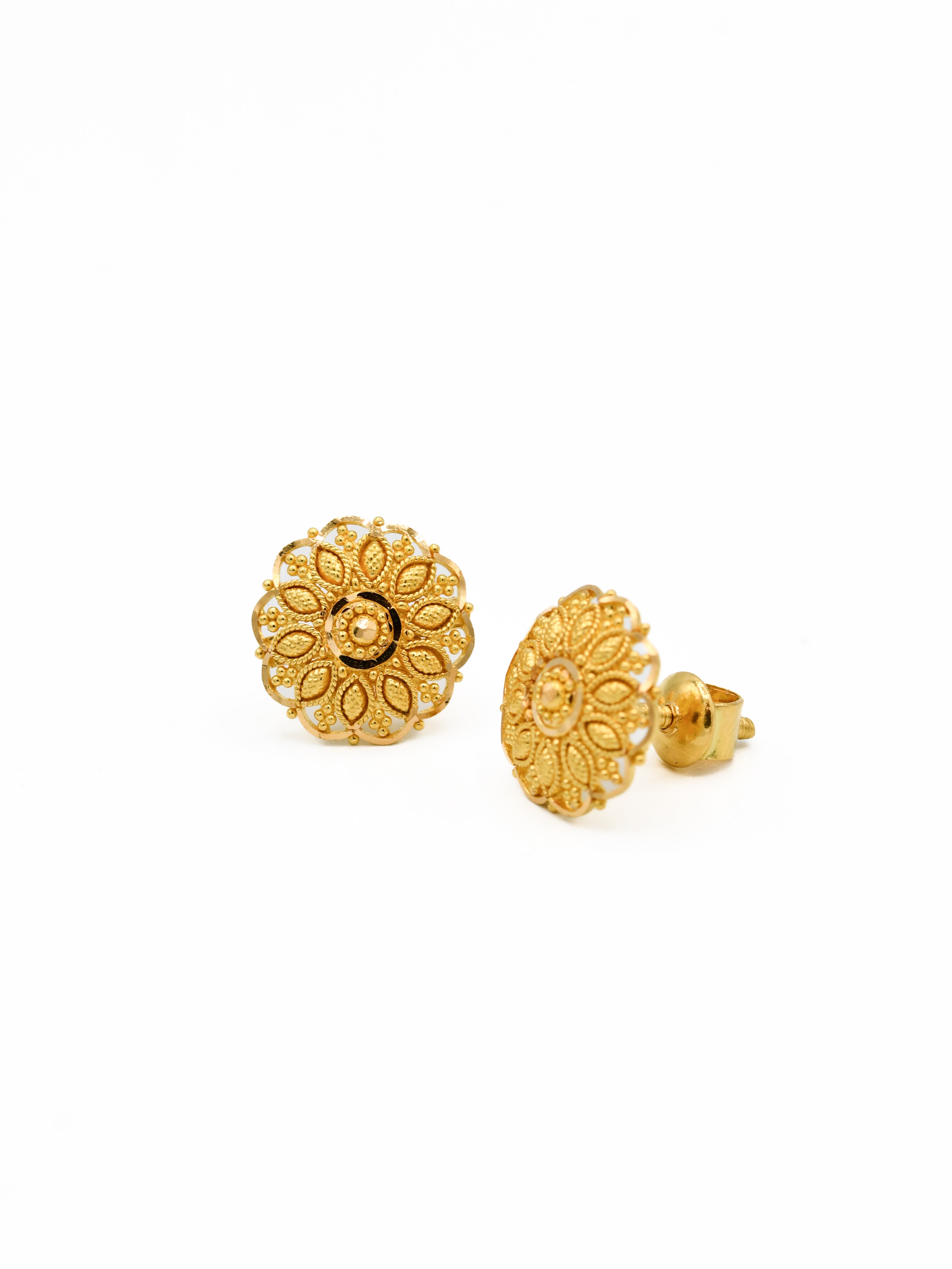 22ct Gold Stud Earrings