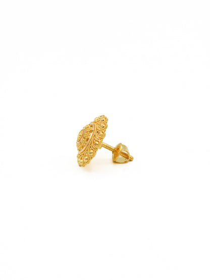 22ct Gold Stud Earrings