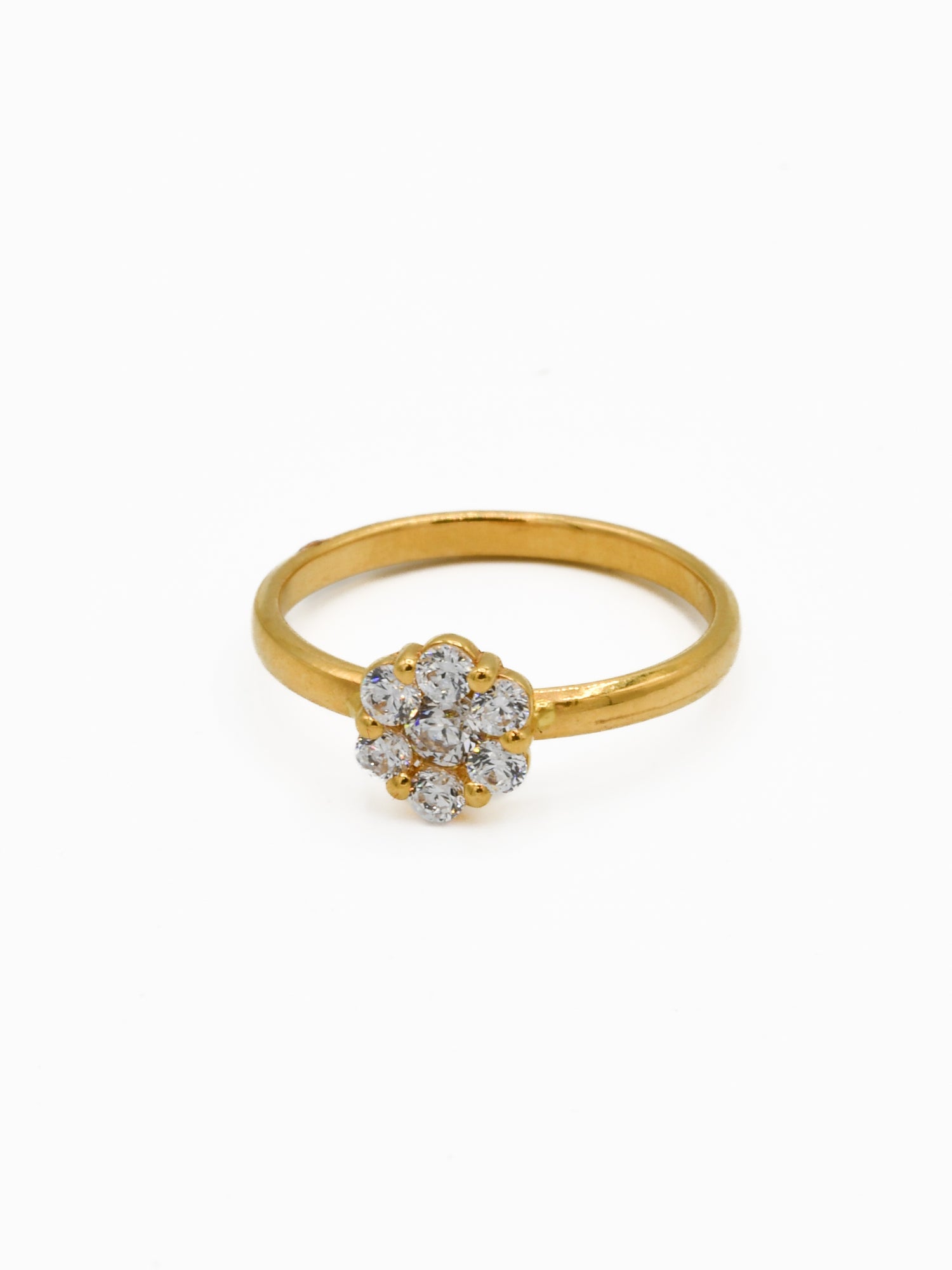 22ct Gold CZ Baby Ring