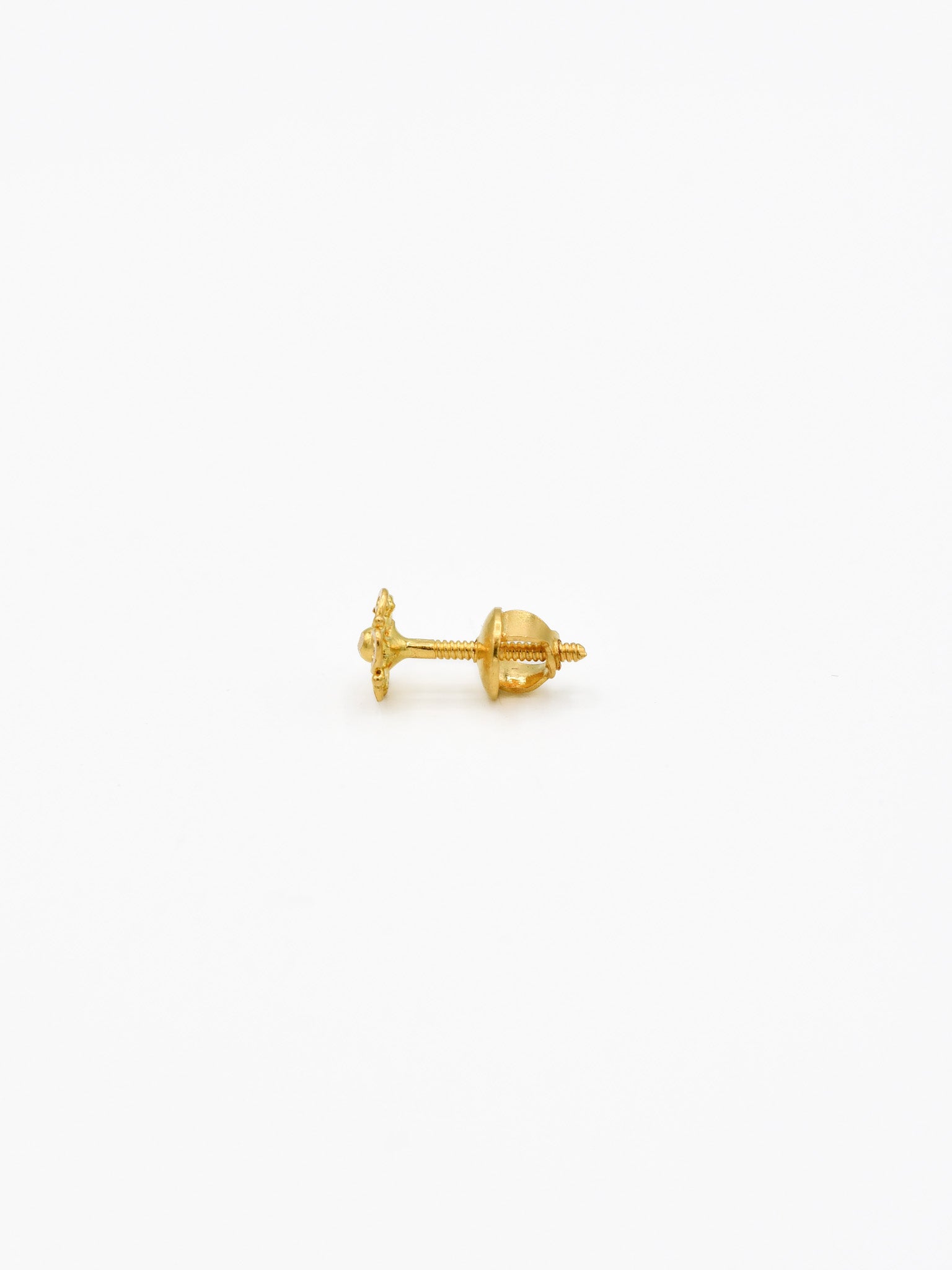 22ct Gold Stud Earrings - Roop Darshan