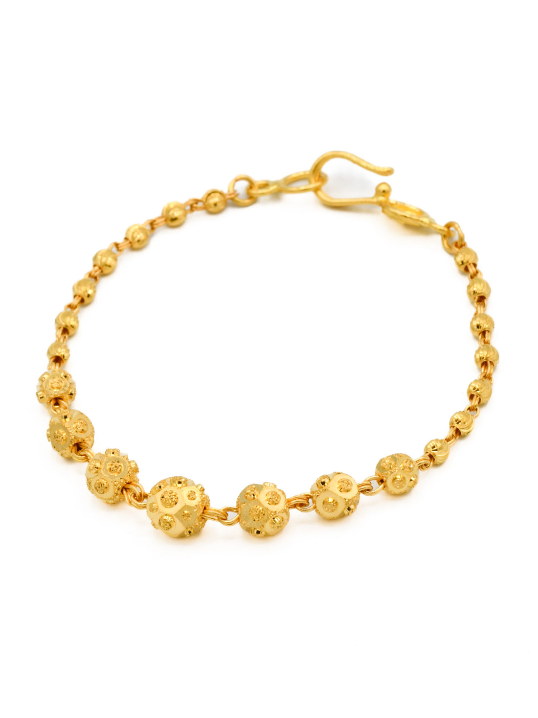 22ct Gold Ball Baby Bracelet - Roop Darshan