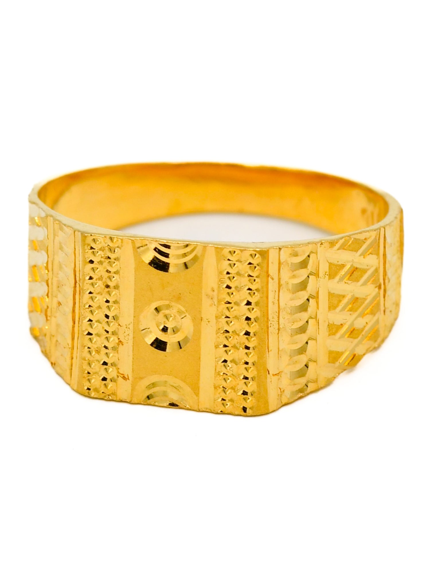 22ct Gold Mens Ring - Roop Darshan