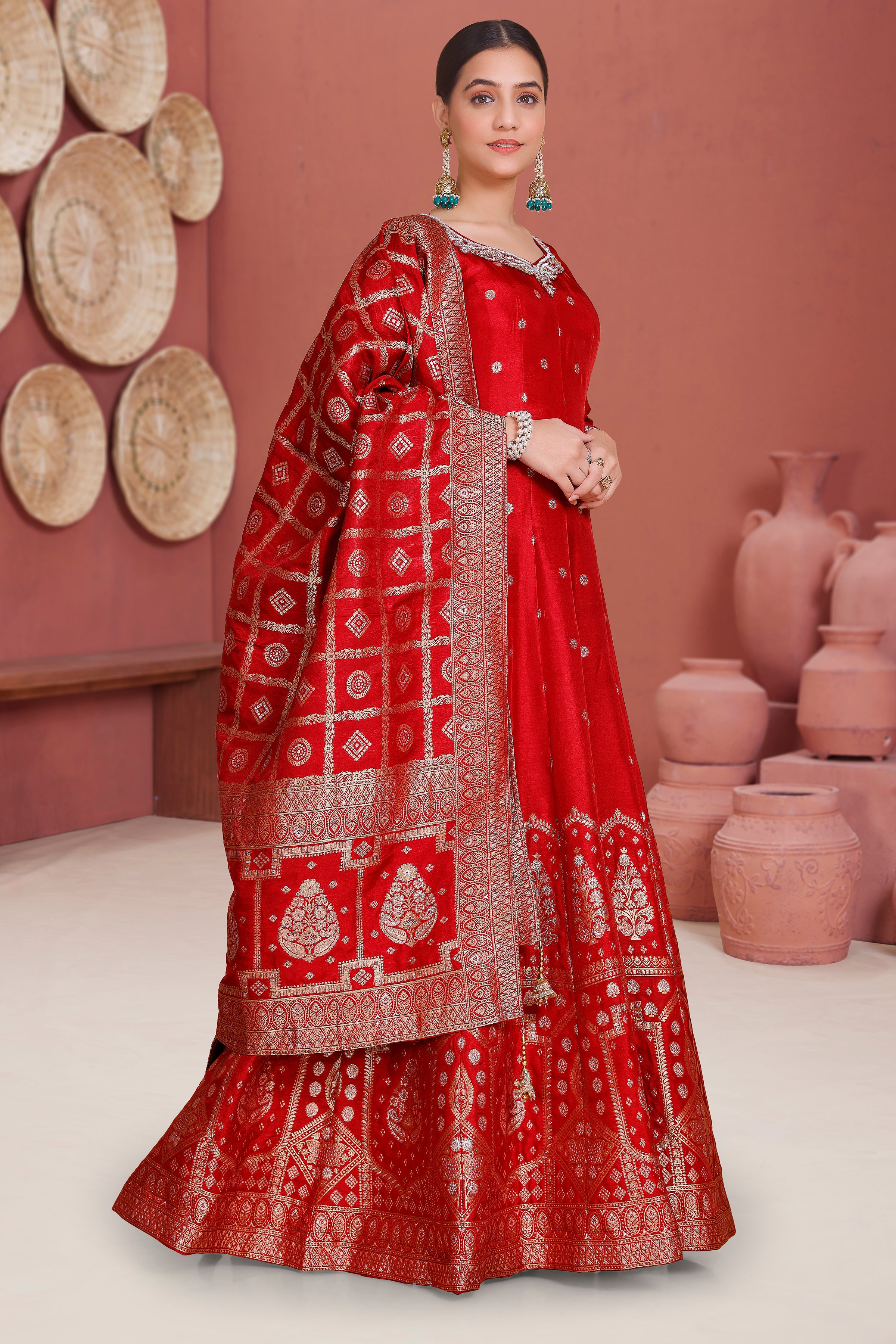 Misha Gown With Dupatta