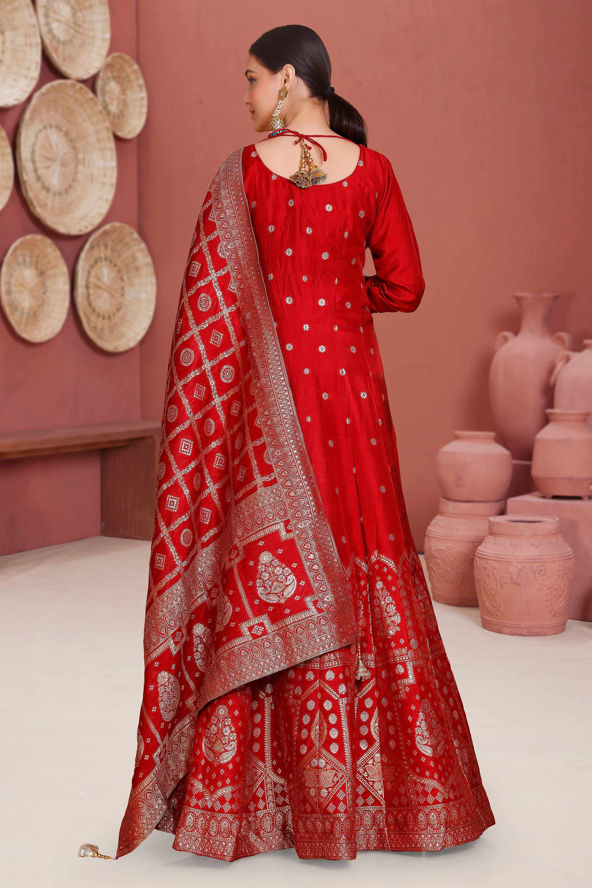 Misha Gown With Dupatta