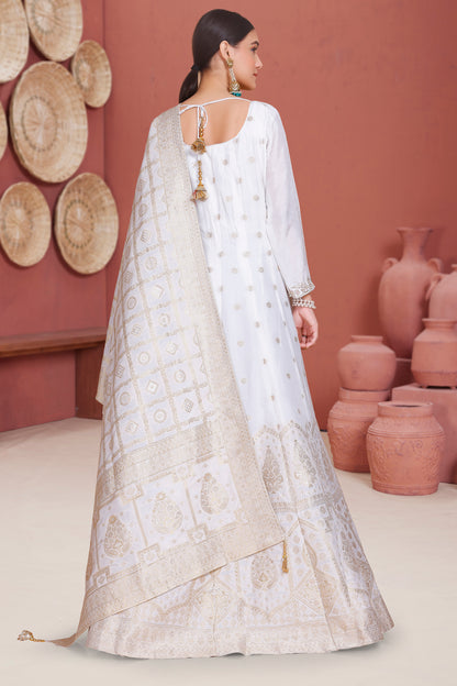 Misha Gown With Dupatta