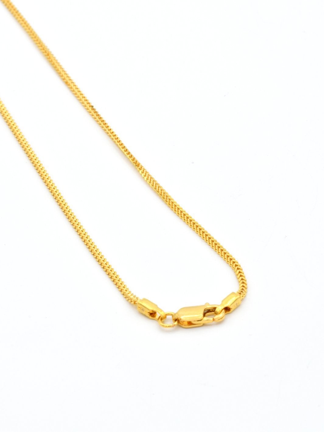 22ct Gold Fox Tail Chain - 50 cm