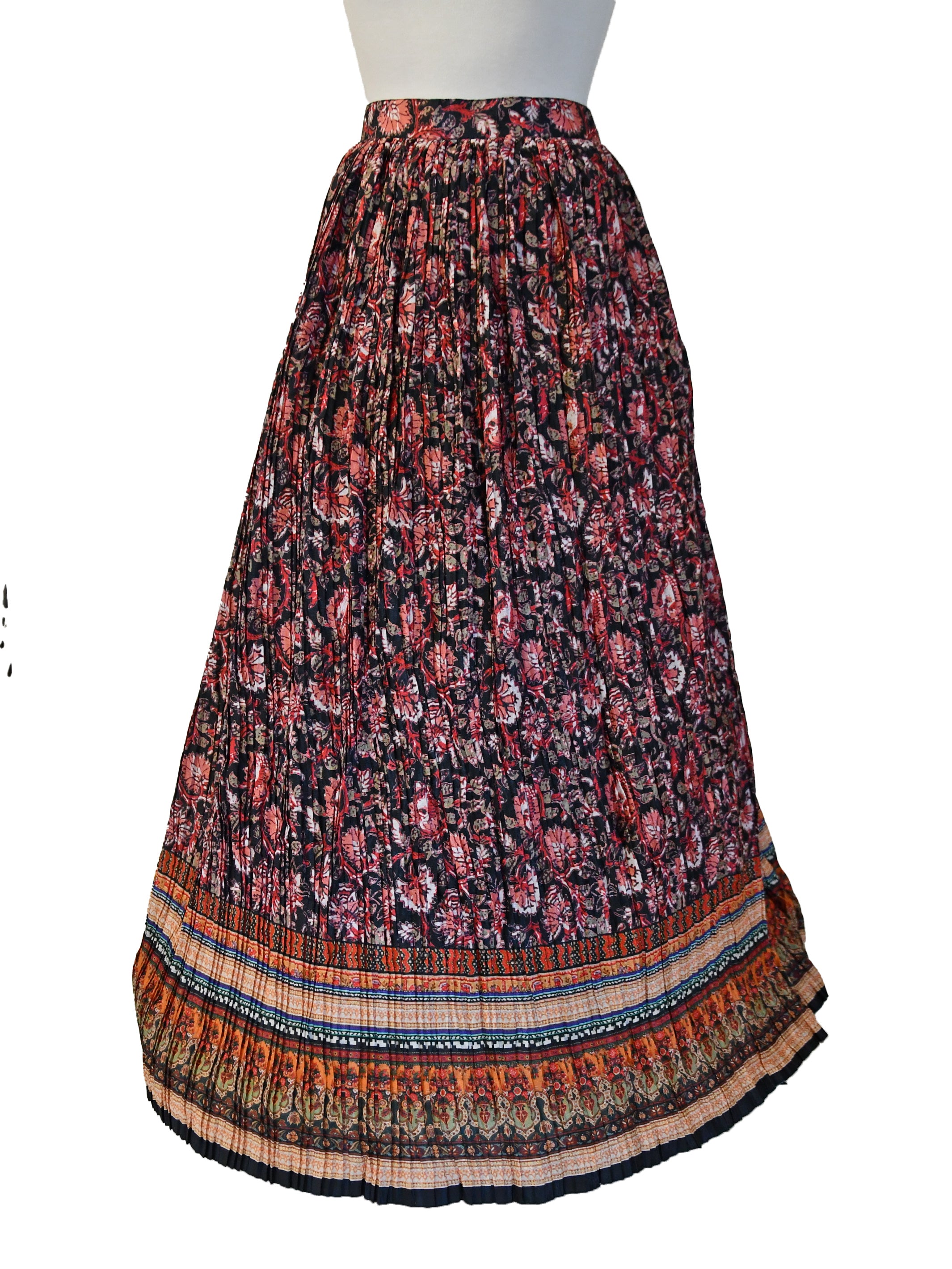 Maya Silk Printed Skirt