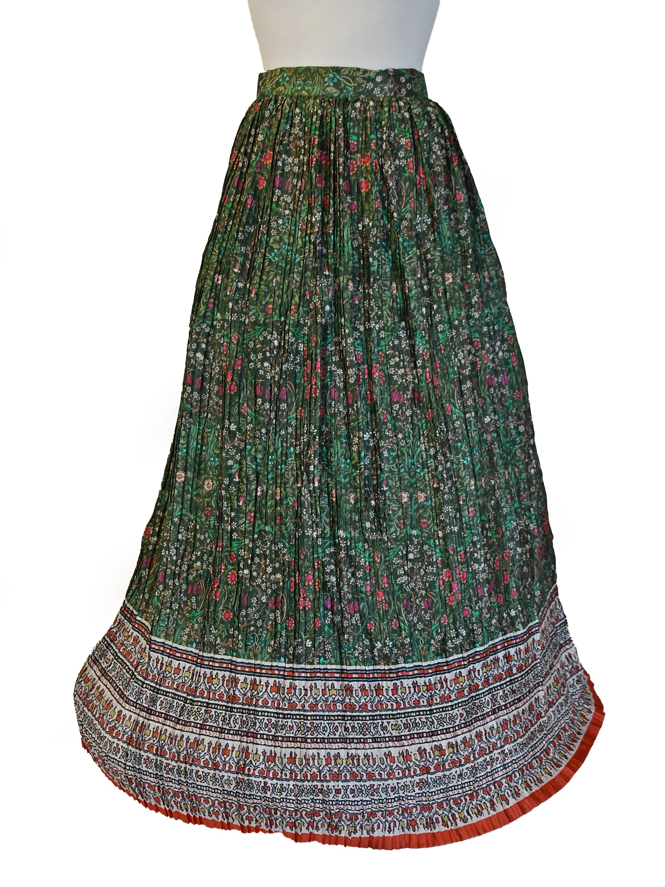 Maya Silk Printed Skirt