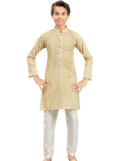 Boys Embroidered Kurta Set