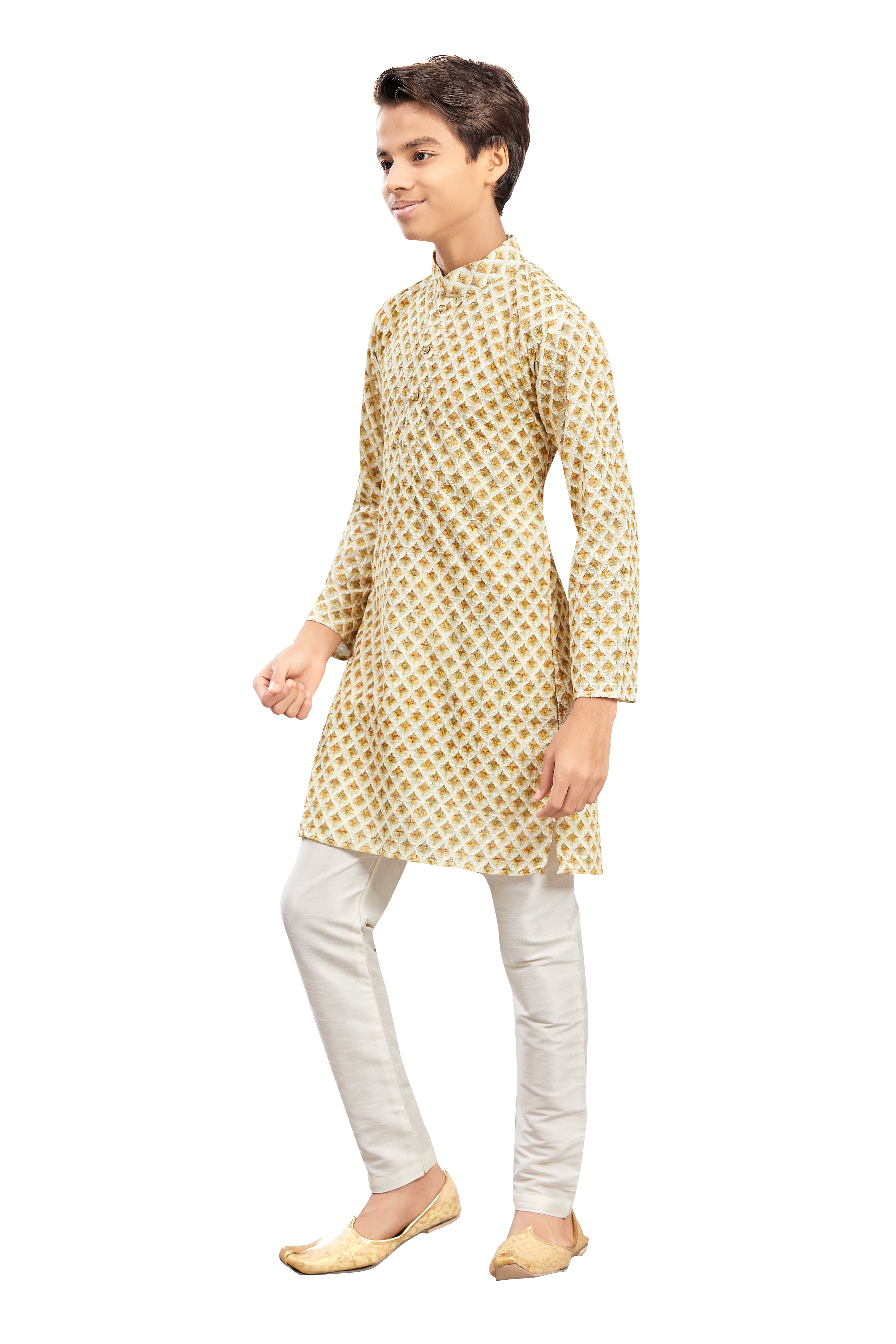 Boys Embroidered Kurta Set