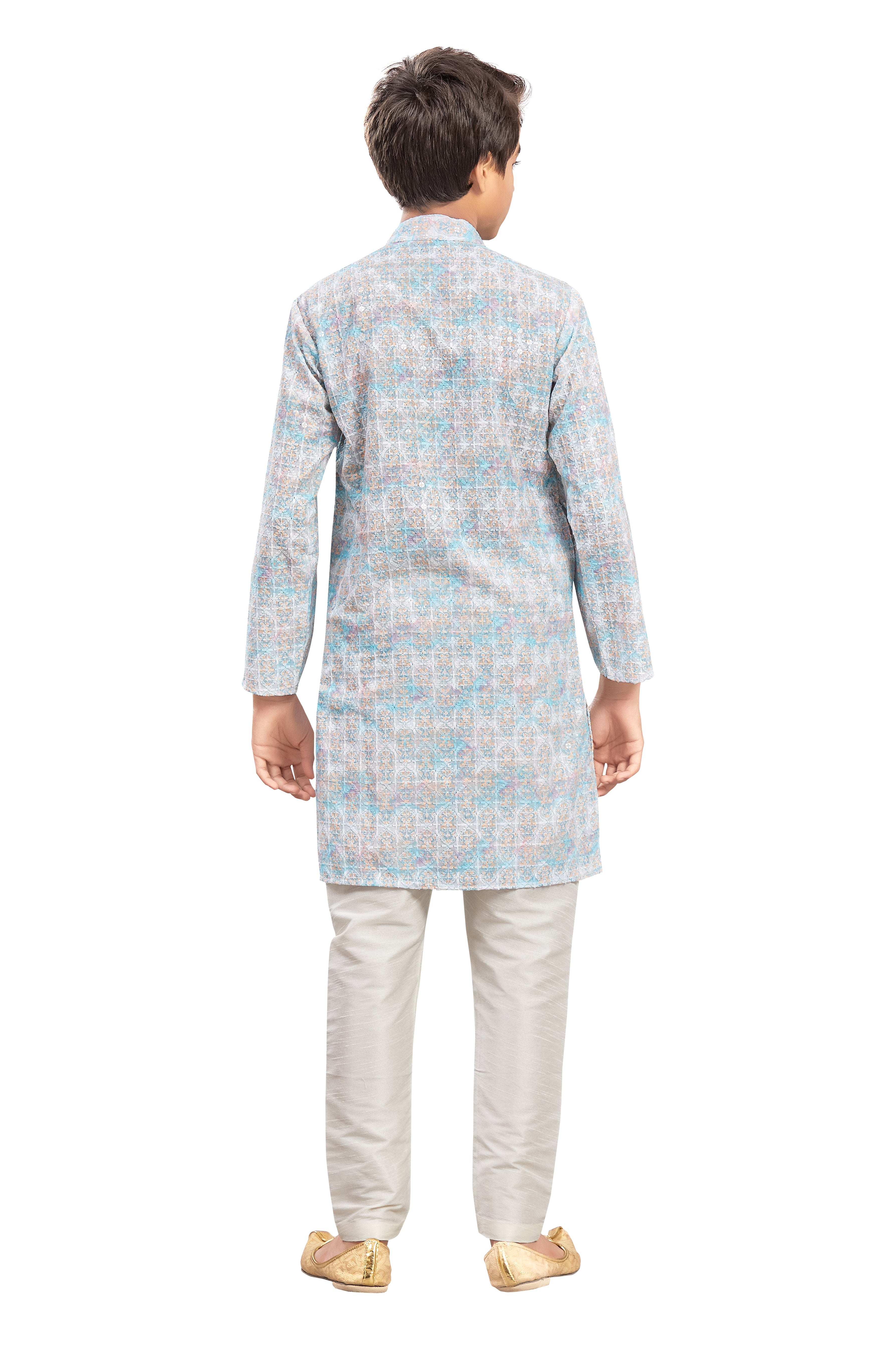 Boys Embroidered Kurta Set