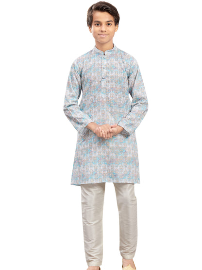 Boys Embroidered Kurta Set