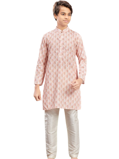 Boys Embroidered Kurta Set