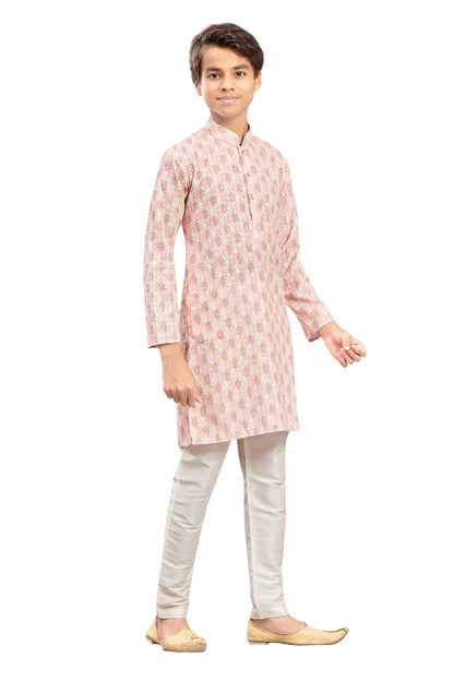 Boys Embroidered Kurta Set