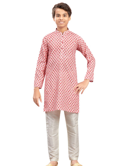 Boys Embroidered Kurta Set