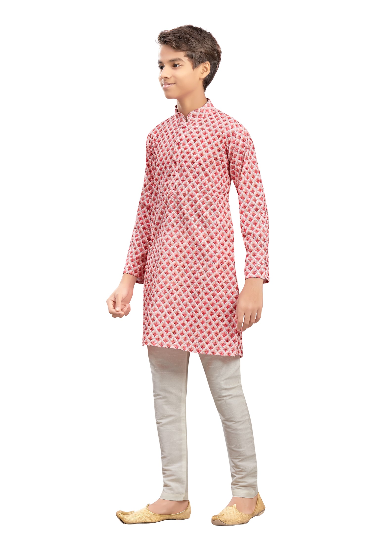 Boys Embroidered Kurta Set