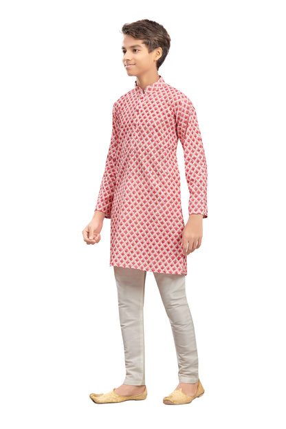 Boys Embroidered Kurta Set