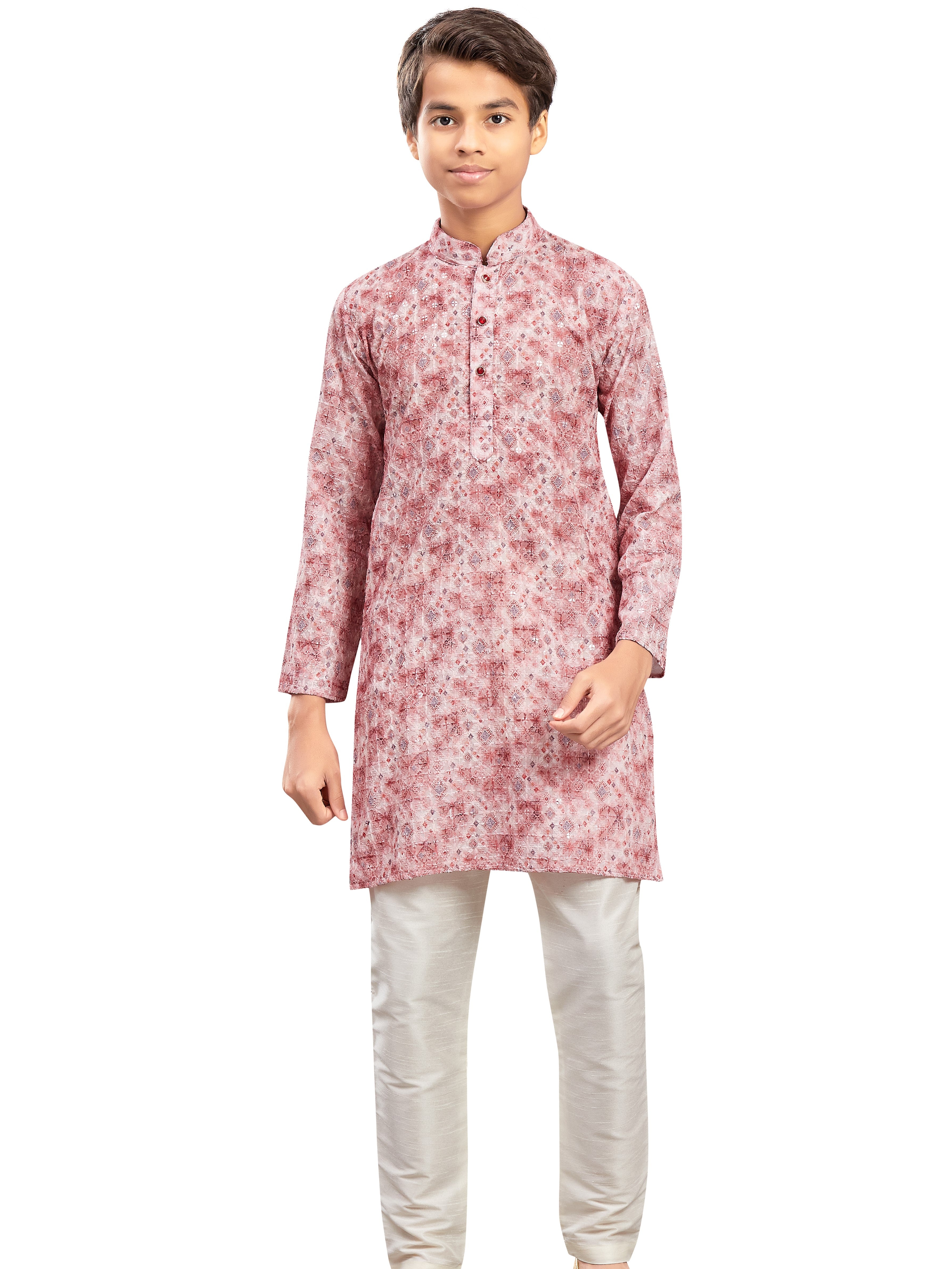 Boys Embroidered Kurta Set